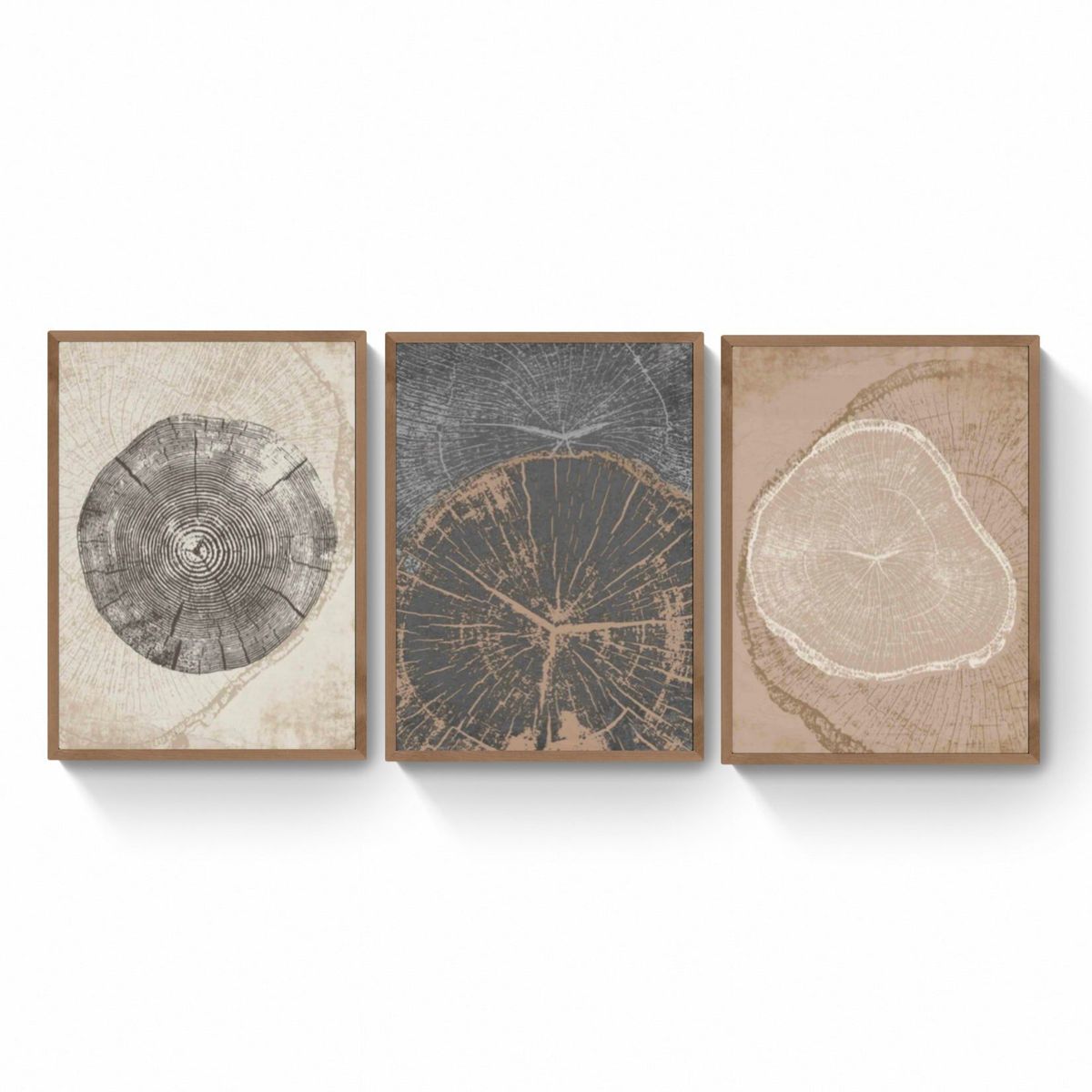 DECO DESIGN - DECO DESIGN SET WOODS X 3 PCS -50X70CM