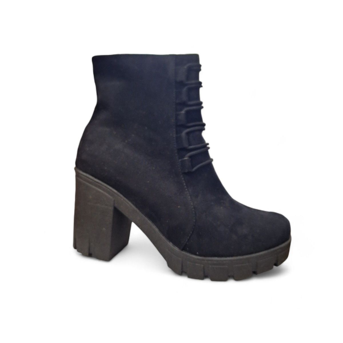 GENERICO - Botin Mujer Casual Tipo Militar