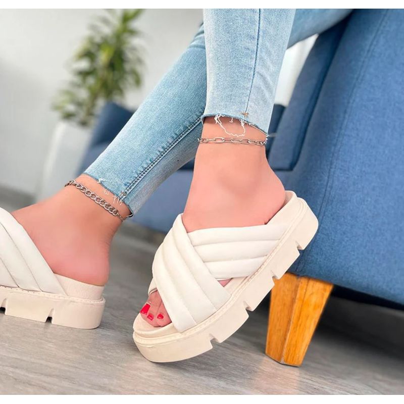 GENERICO - 015L-48 SANDALIA PARA DAMA KIM POSSIBLE COLOR BEIGE