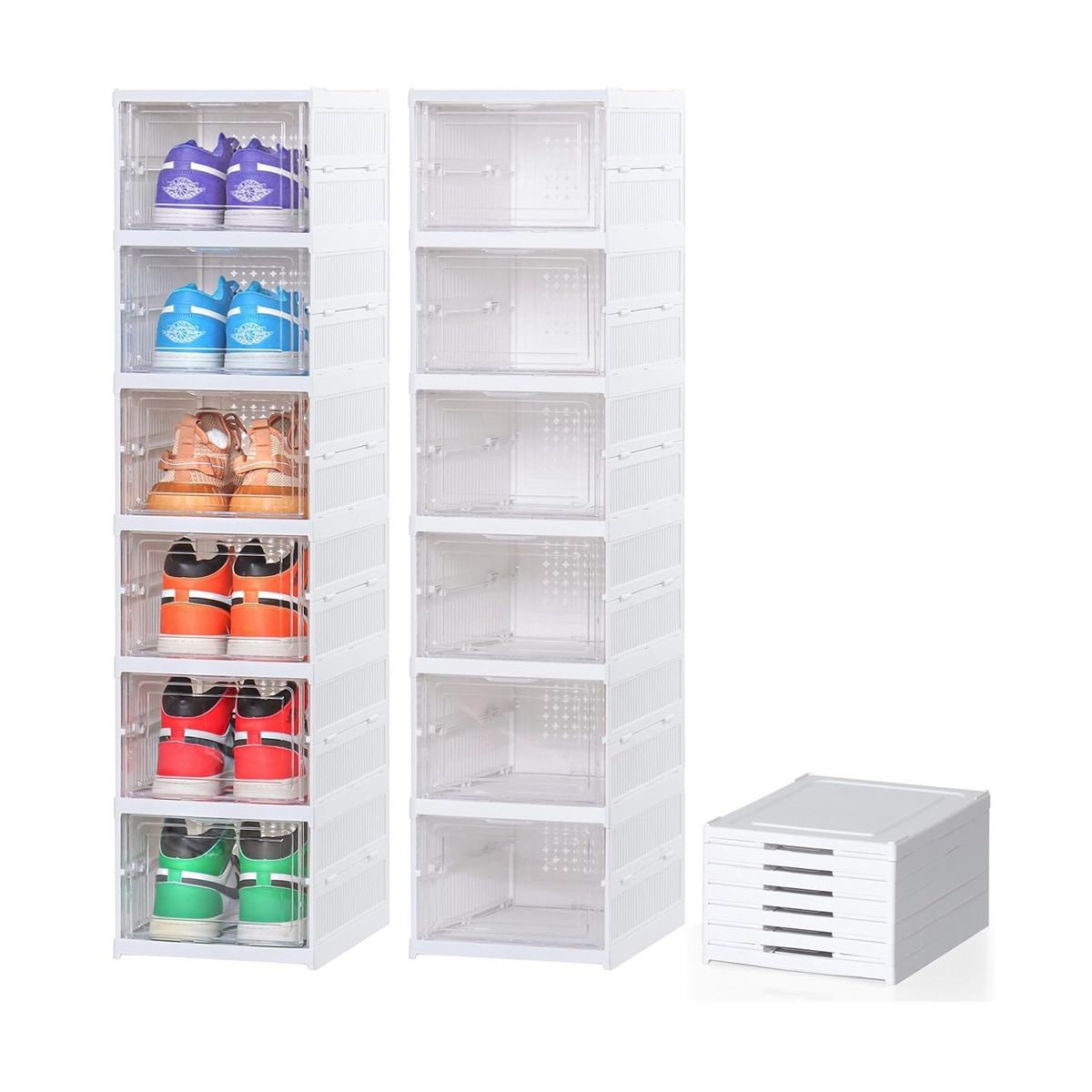 GENERICO - Zapatera De 6 Niveles Caja De Almacenamiento Para Zapat