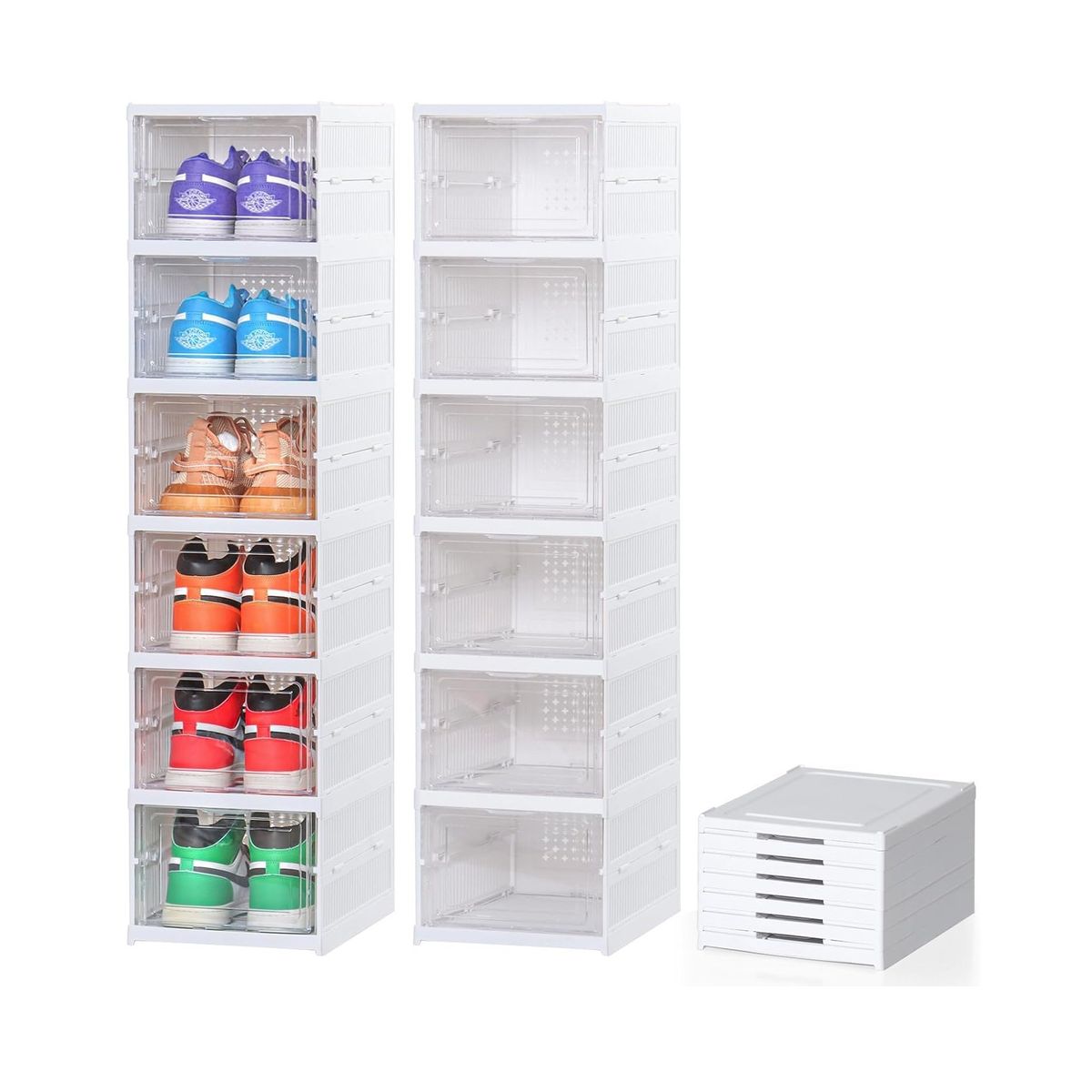 GENERICO - Zapatera De 6 Niveles Caja De Almacenamiento Para Zapat