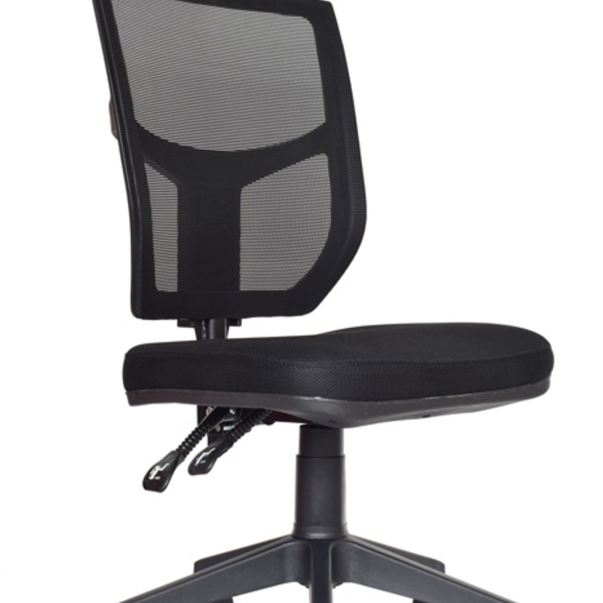 OFIDEAS - SILLA DE OFICINA GIRATORIA COLOR NEGRO SIN BRAZOS 2024 OFIDEAS