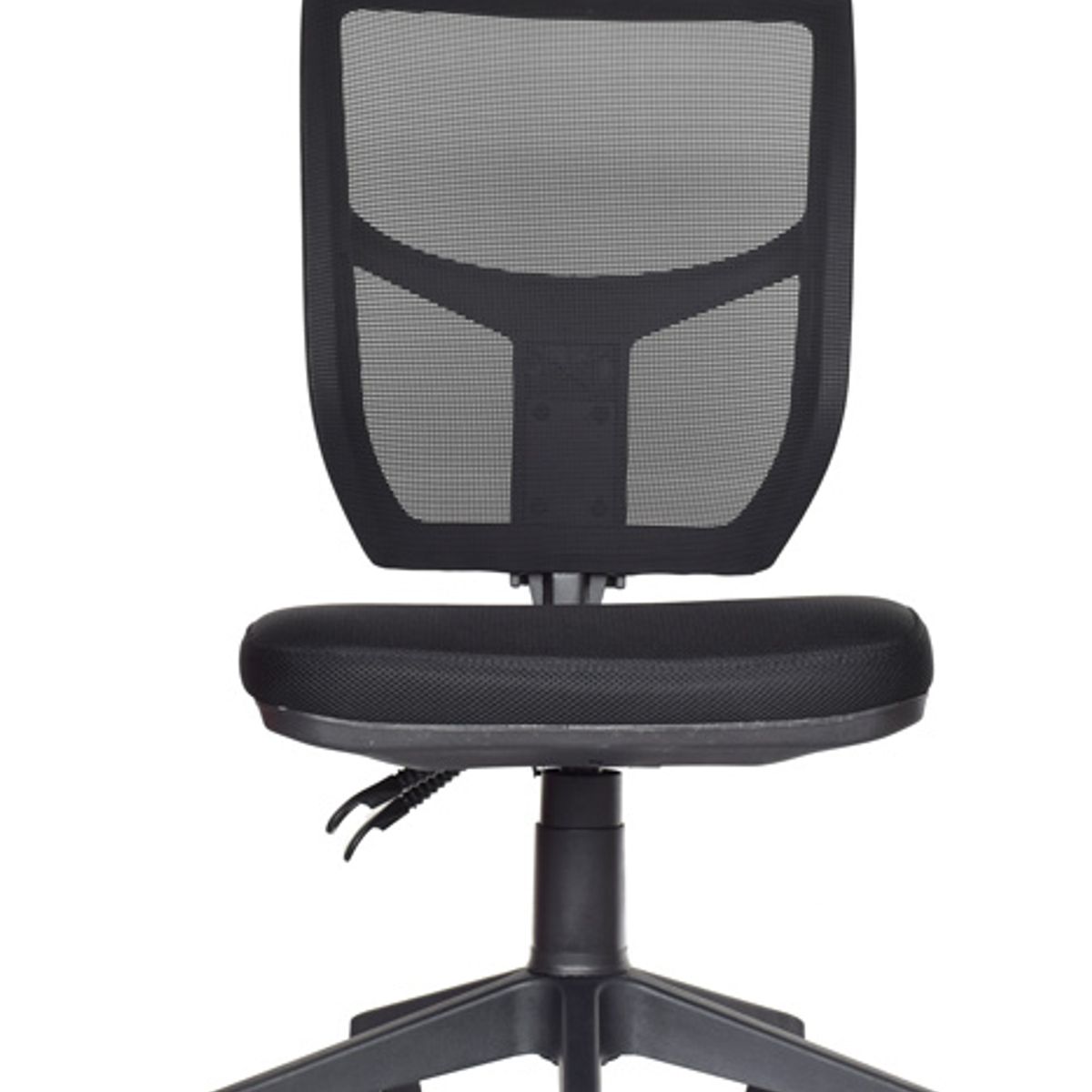 OFIDEAS - SILLA DE OFICINA GIRATORIA COLOR NEGRO SIN BRAZOS 2024 OFIDEAS