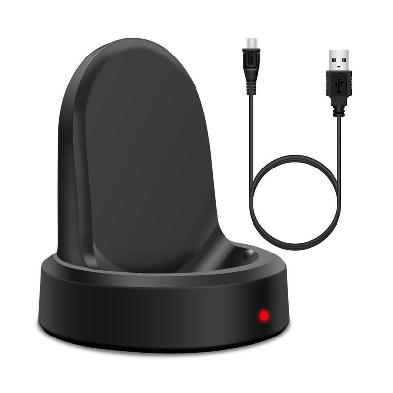 GENERICO - Cargador inalámbrico para Samsung Galaxy Gear S3 Negro