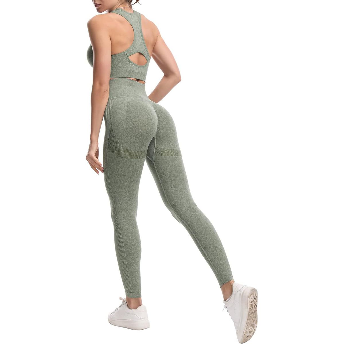 GENERICO - Set Fitness 2 Piezas Dama Tipo Shein Modelo Yoga