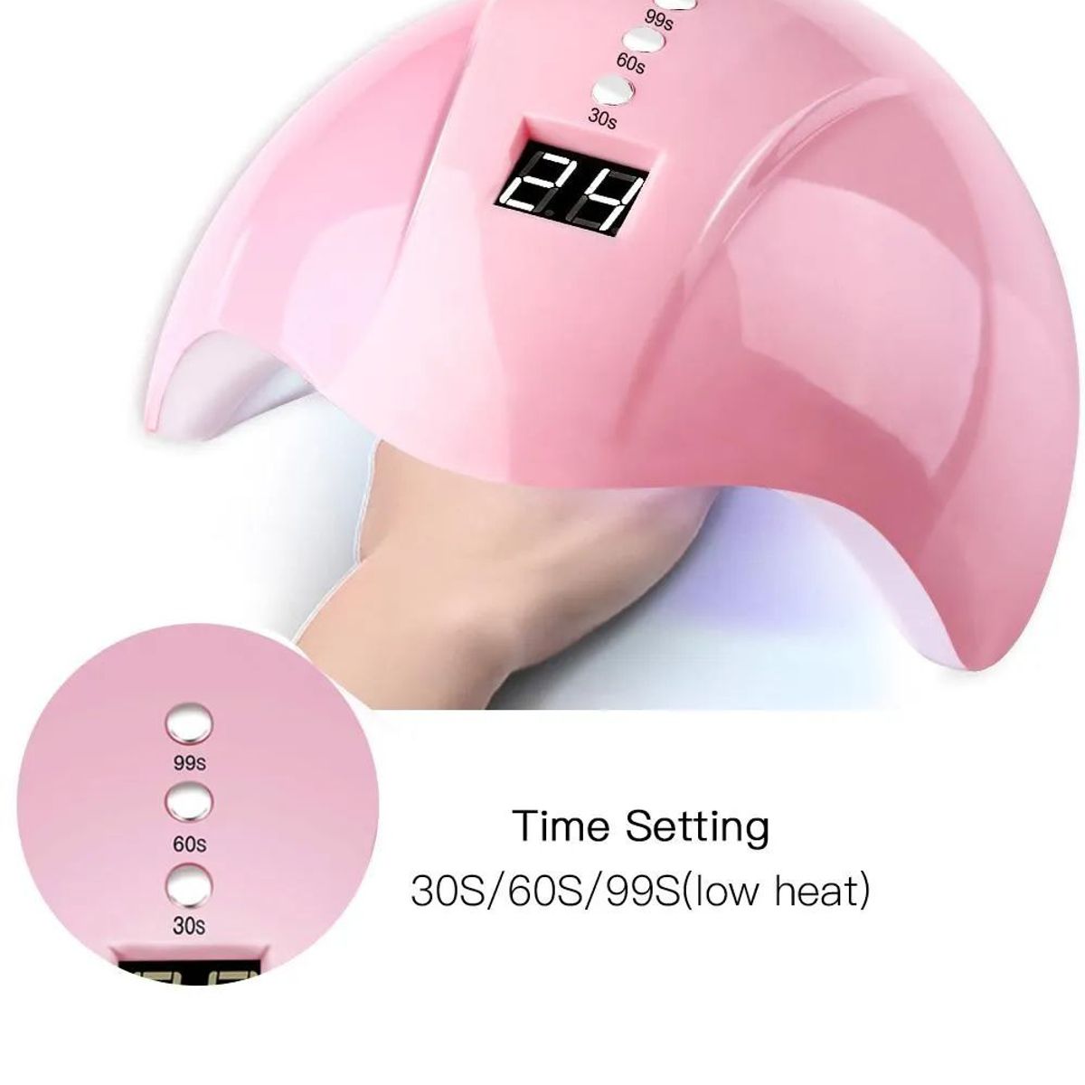 GENERICO - Lampara Led Secadora de Uñas UV LED Profesional Manicure