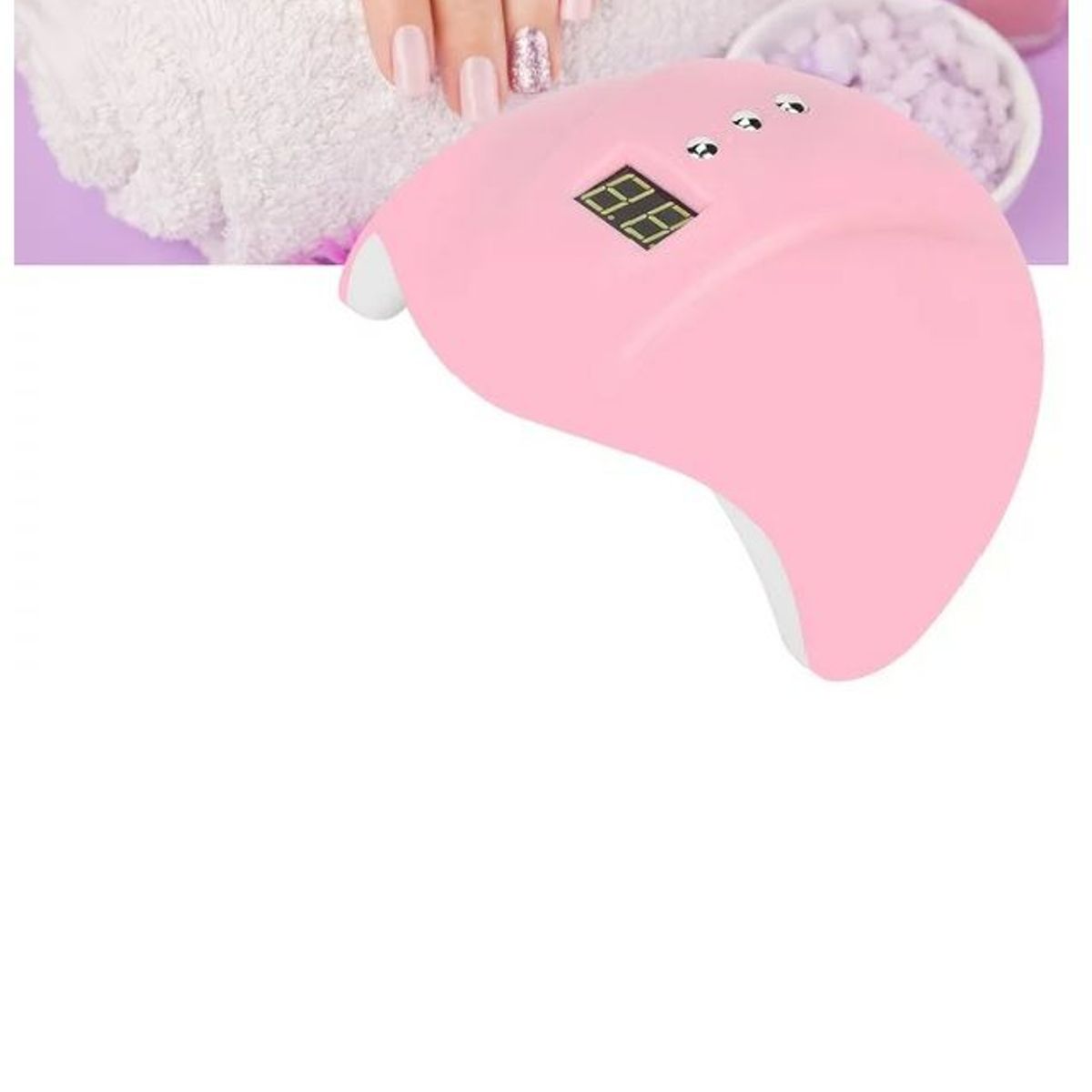 GENERICO - Secador de Uñas Lampara LED UV Manicure Profesional