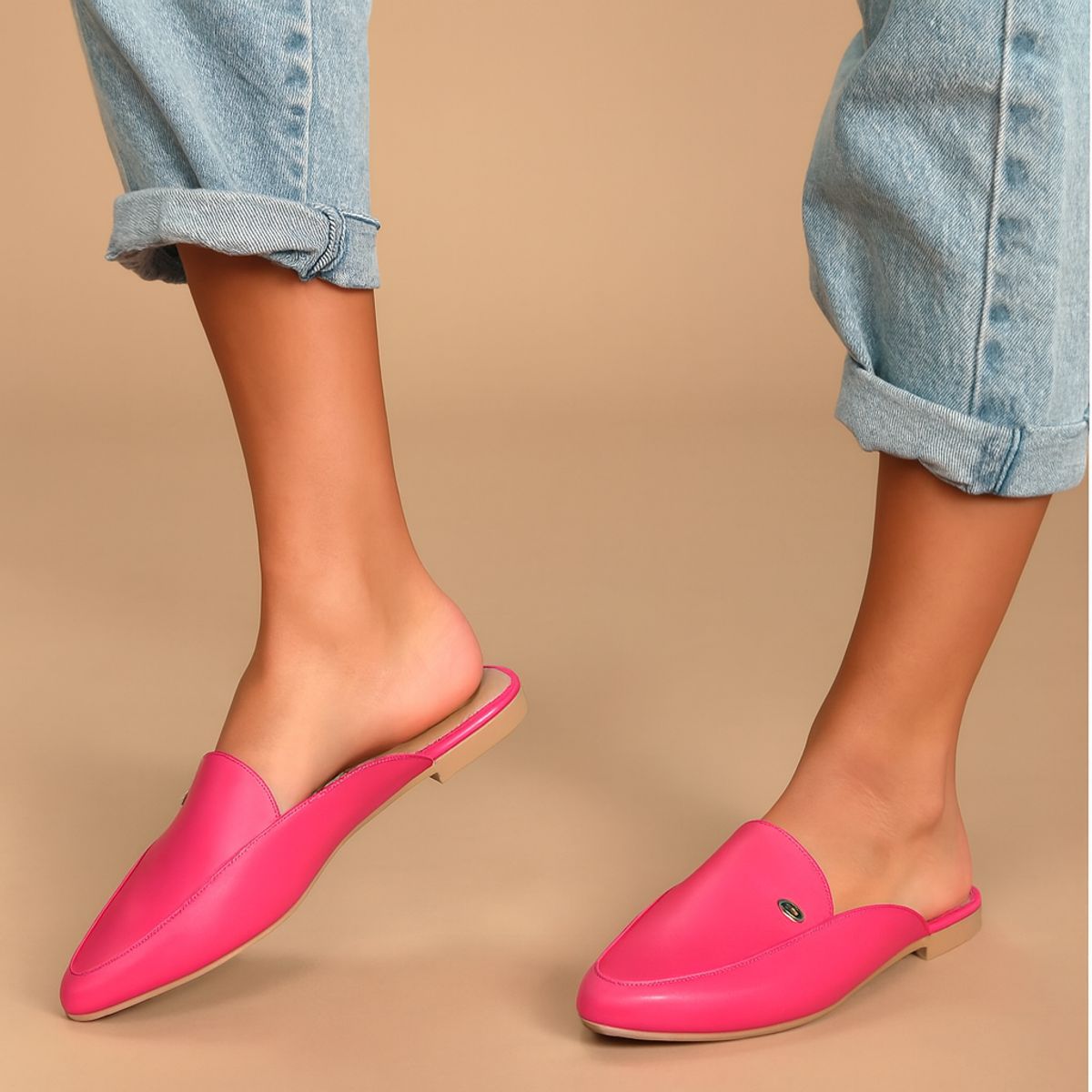 GENERICO - Zapatos mules Mujer Misshus Mica fucsia