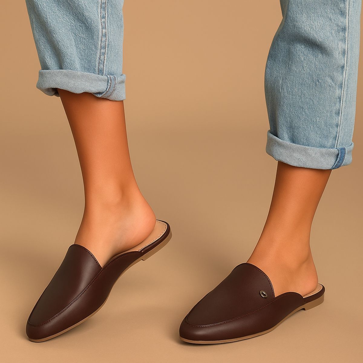 GENERICO - Zapatos mules Mujer Misshus Mica marrón