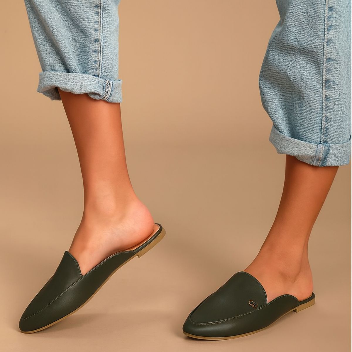 GENERICO - Zapatos mules Mujer Misshus Mica verde oscuro