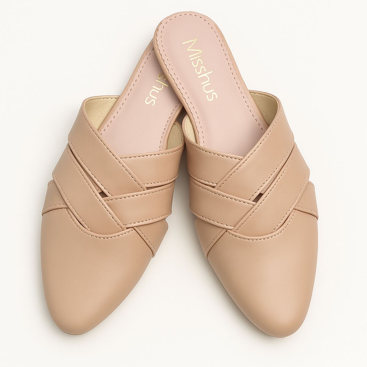 GENERICO - Zapatos mules Mujer Misshus Hilda beige