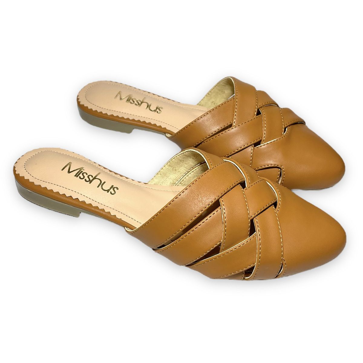 GENERICO - Zapatos mules Mujer Misshus Hilda camel