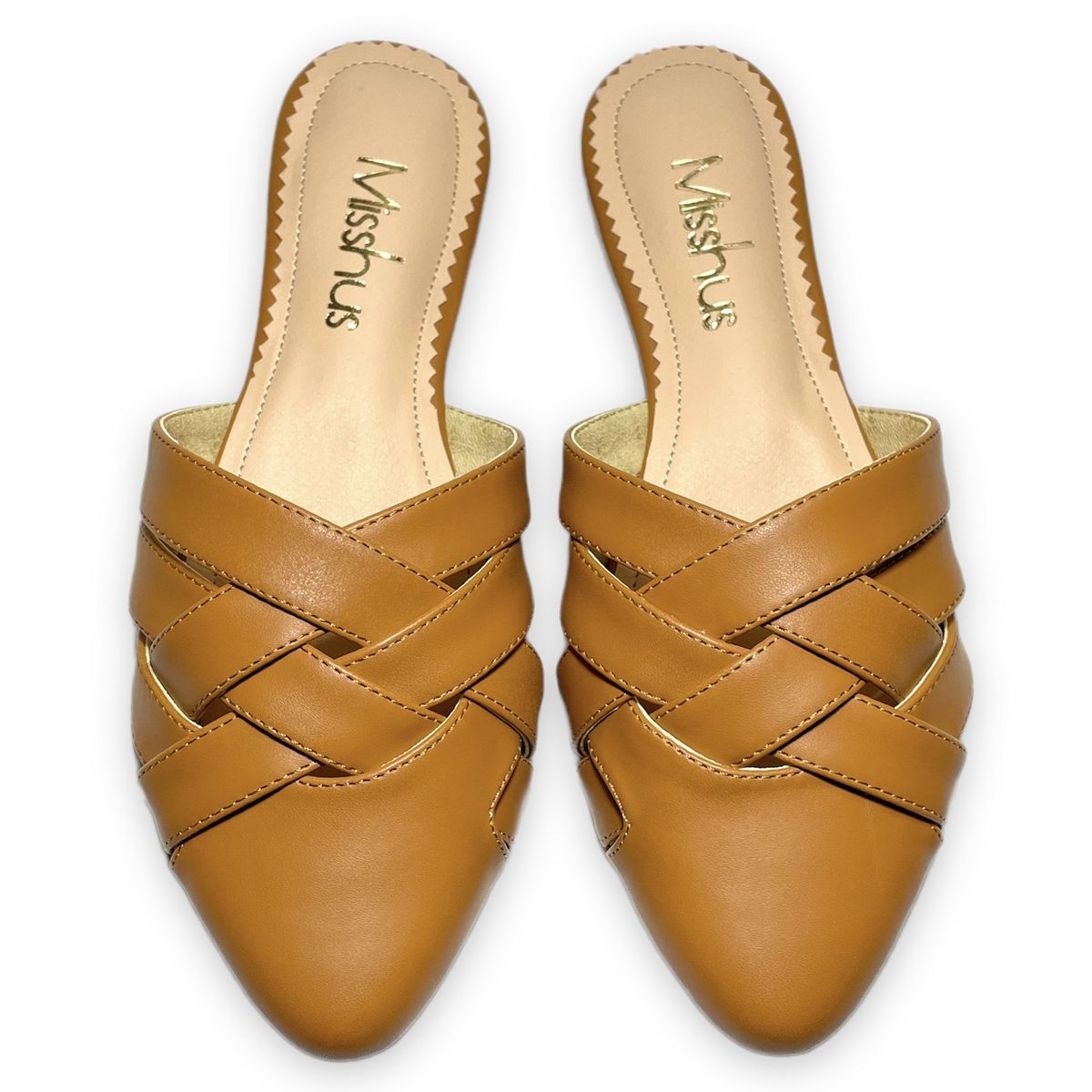 GENERICO - Zapatos mules Mujer Misshus Hilda camel