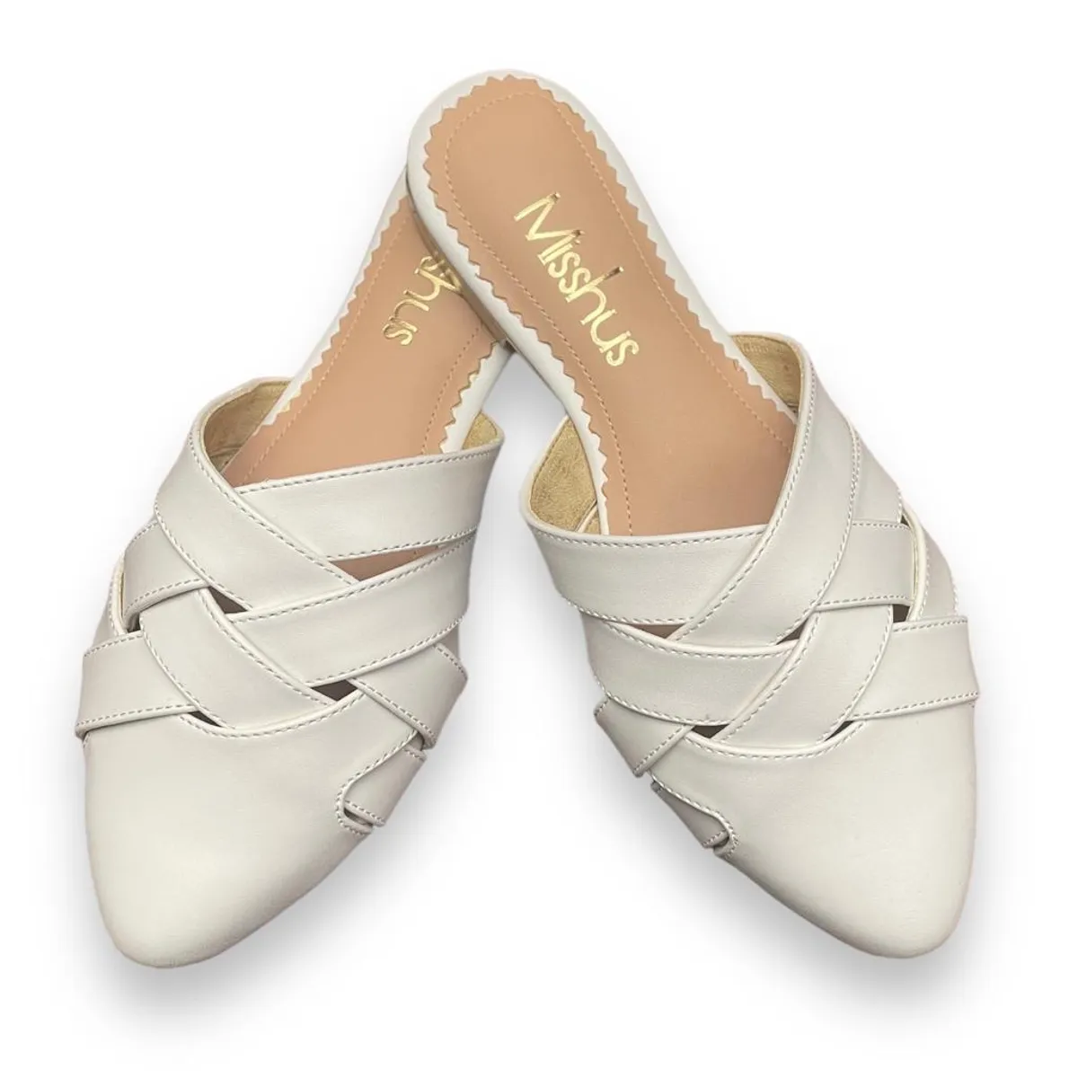 GENERICO - Zapatos mules Mujer Misshus Hilda blanco