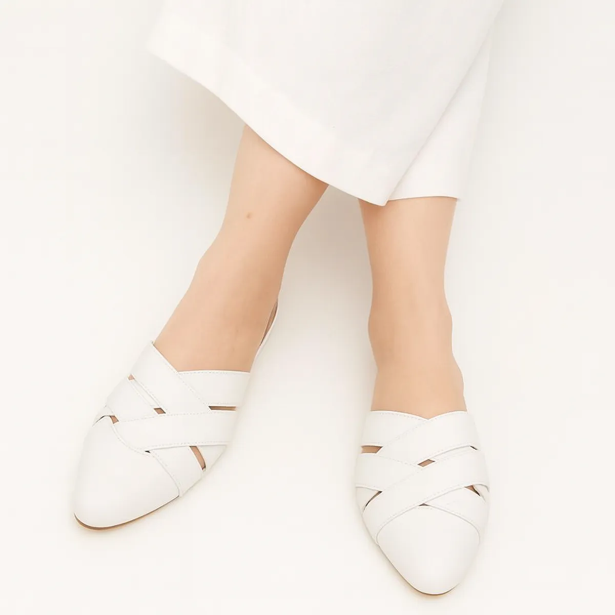 GENERICO - Zapatos mules Mujer Misshus Hilda blanco