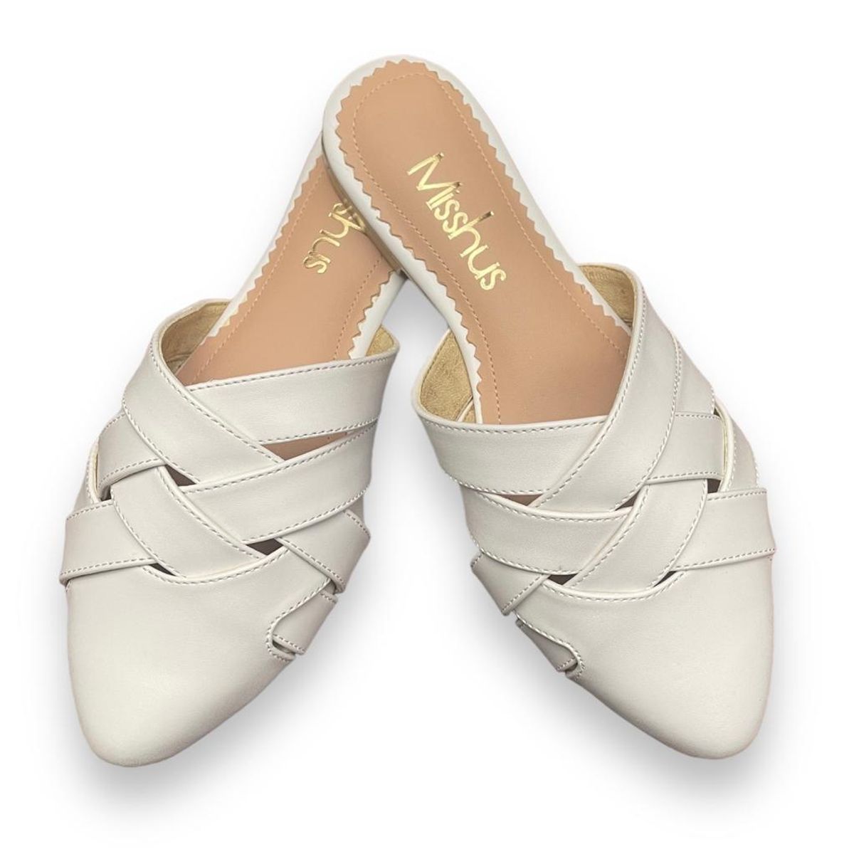 GENERICO - Zapatos mules Mujer Misshus Hilda blanco