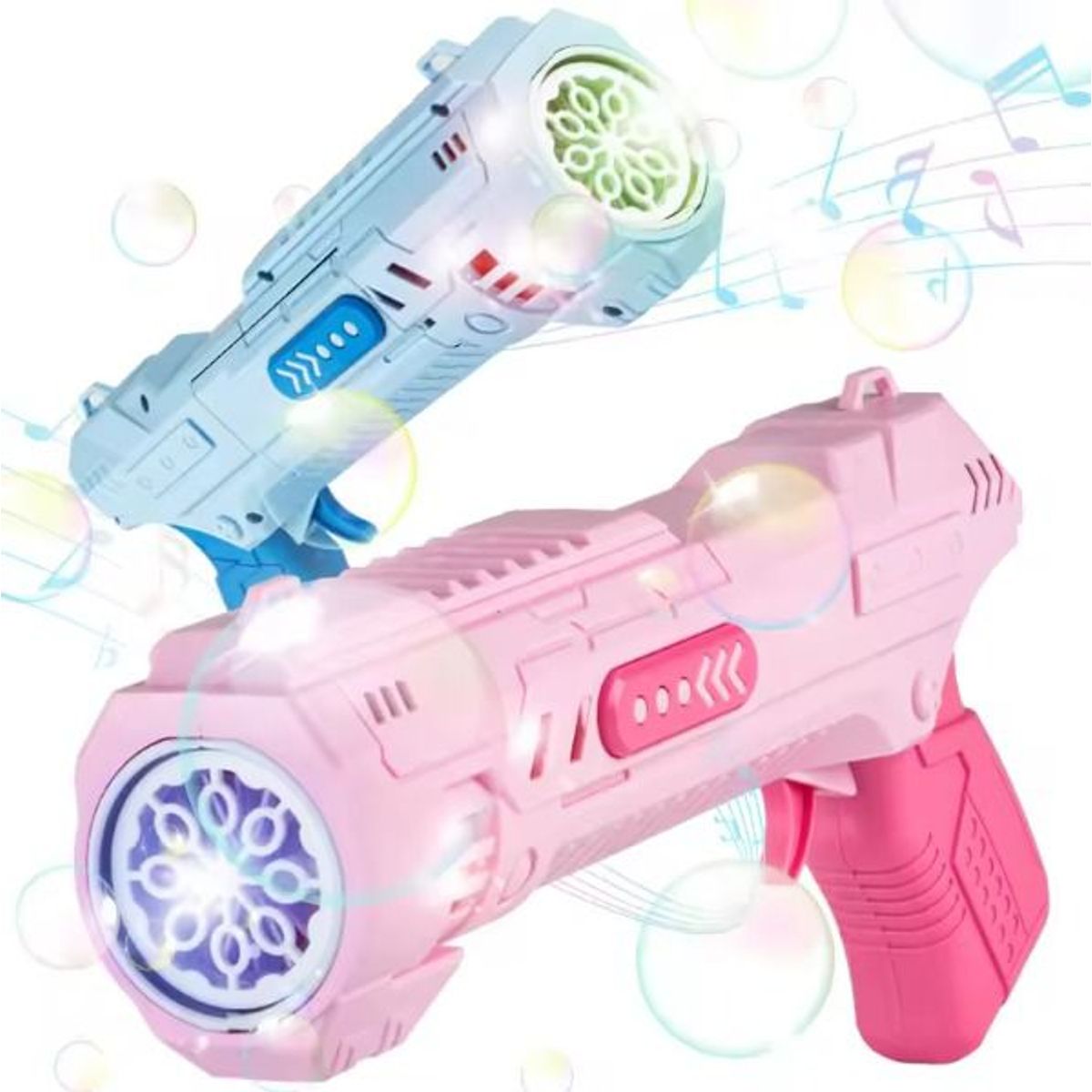 GENERICO - Pistola de Burbujas Para Niña Rosado