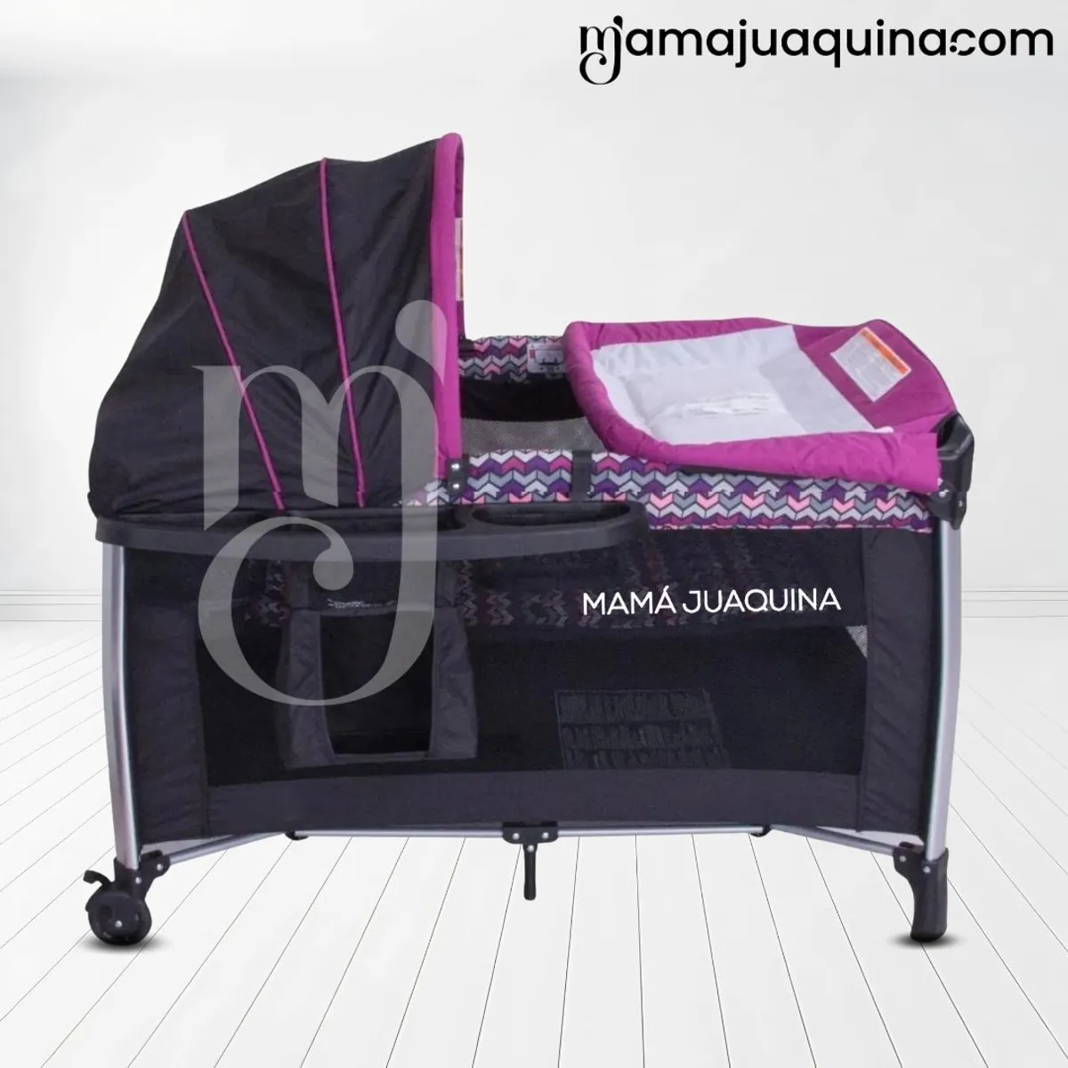 EVEZO - Cuna de Lujo «CINDERELLA» con Moisés Purple