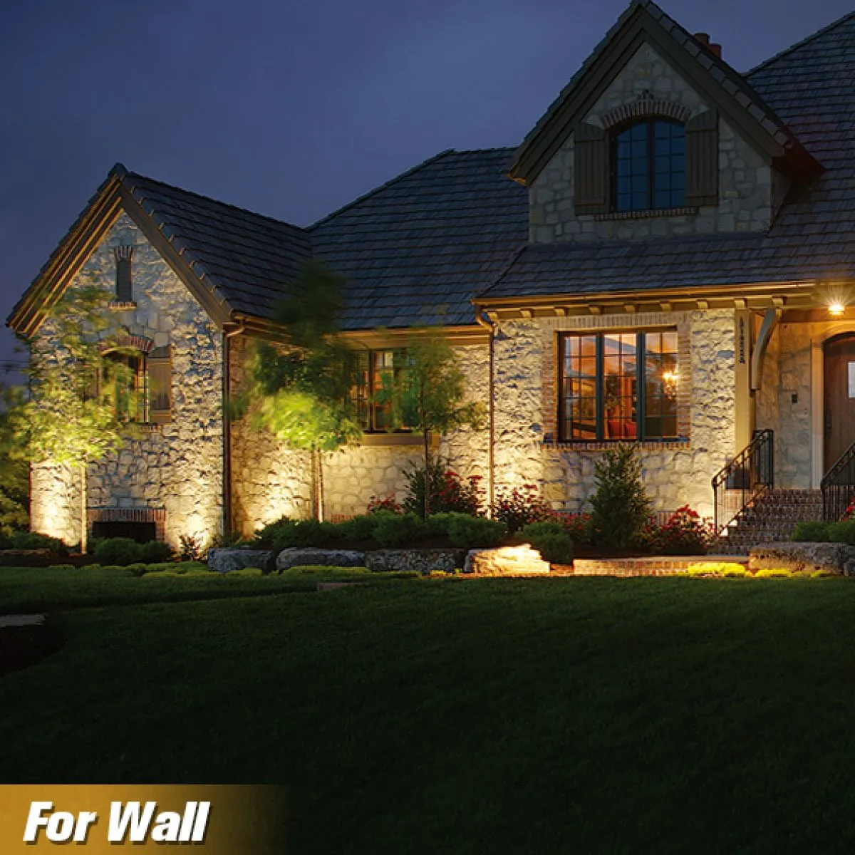 IMPORTADO MC - SPOT ESTACA X4 RECARGABLE CON ENERGÍA LUZ AMARILLA