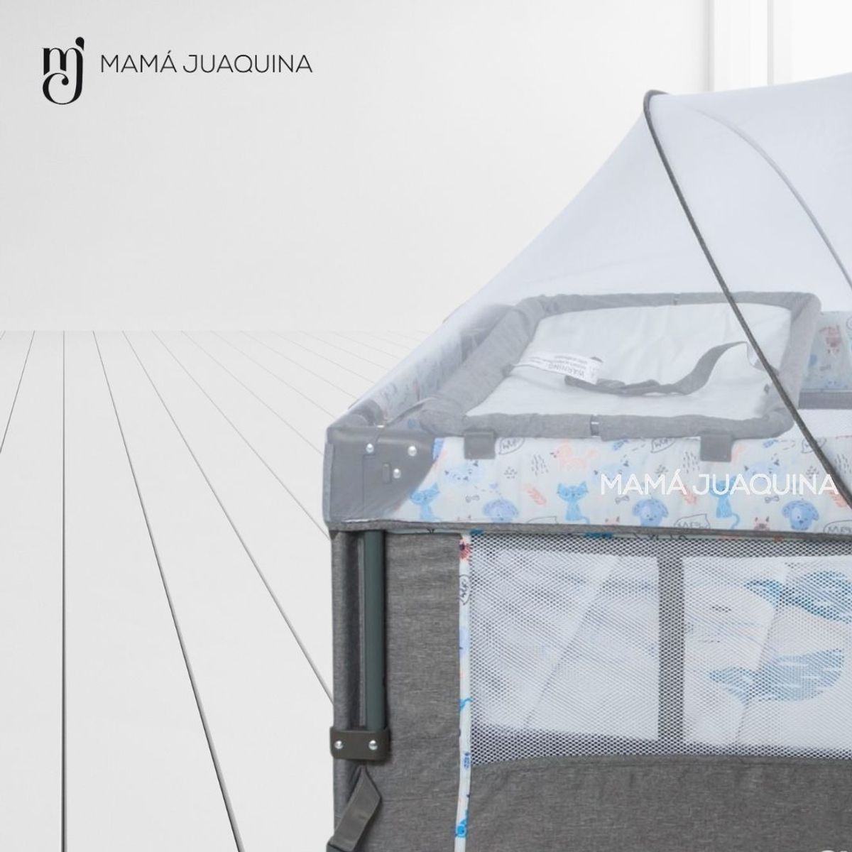 EBABY - Cuna de Lujo «MAYER» Edición Limitada Light Blue