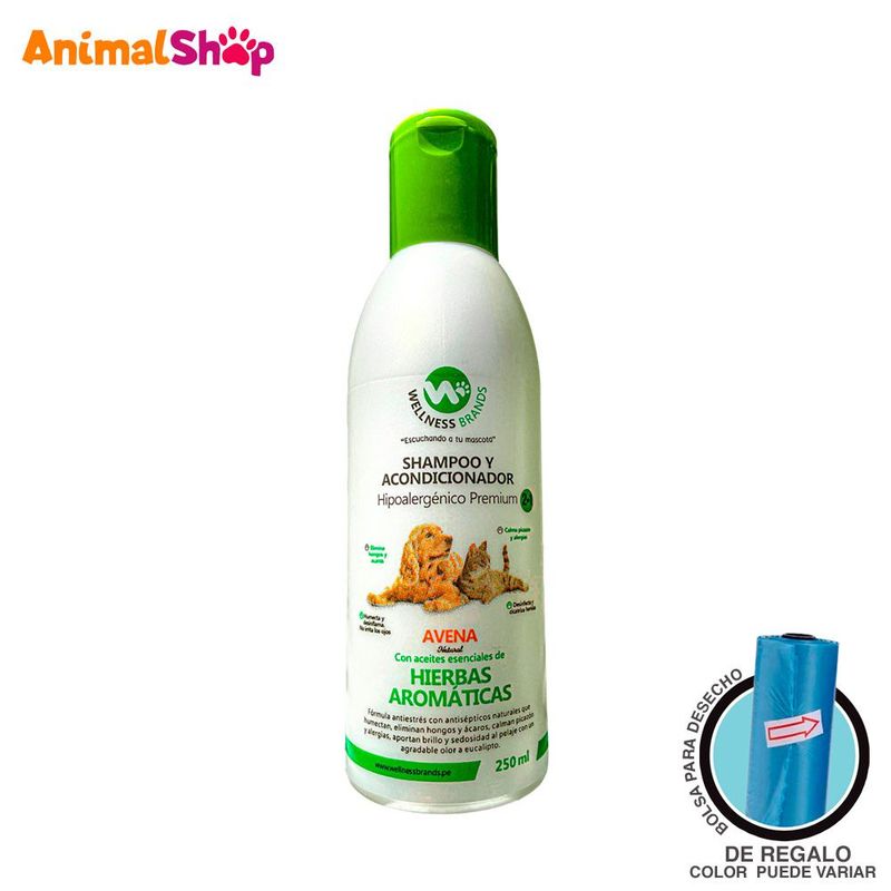 GENERICO - Shampoo Hipoalegenico De Avena Wellness Brands 250Ml