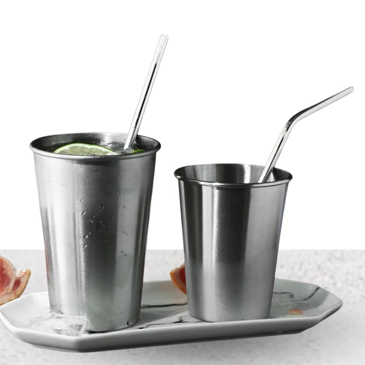 ICHIMATSU - Sorbete Acero Inoxidable - pack x 6 con limpiador