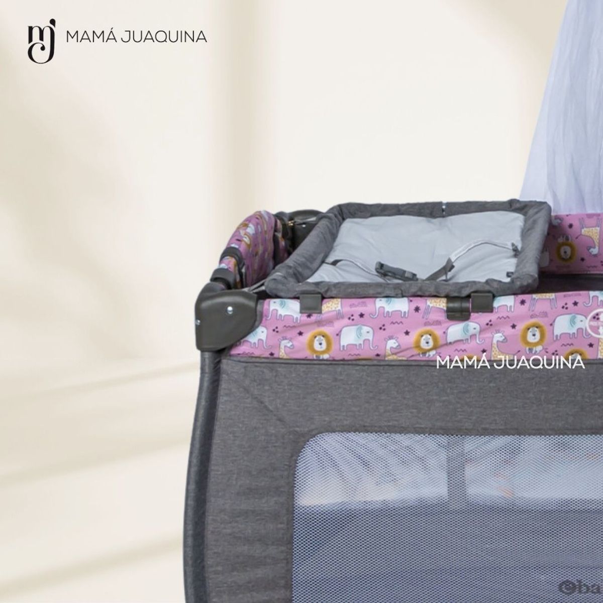 EBABY - Cuna Corral de Lujo «KENDALL» Edición Limitada Pink
