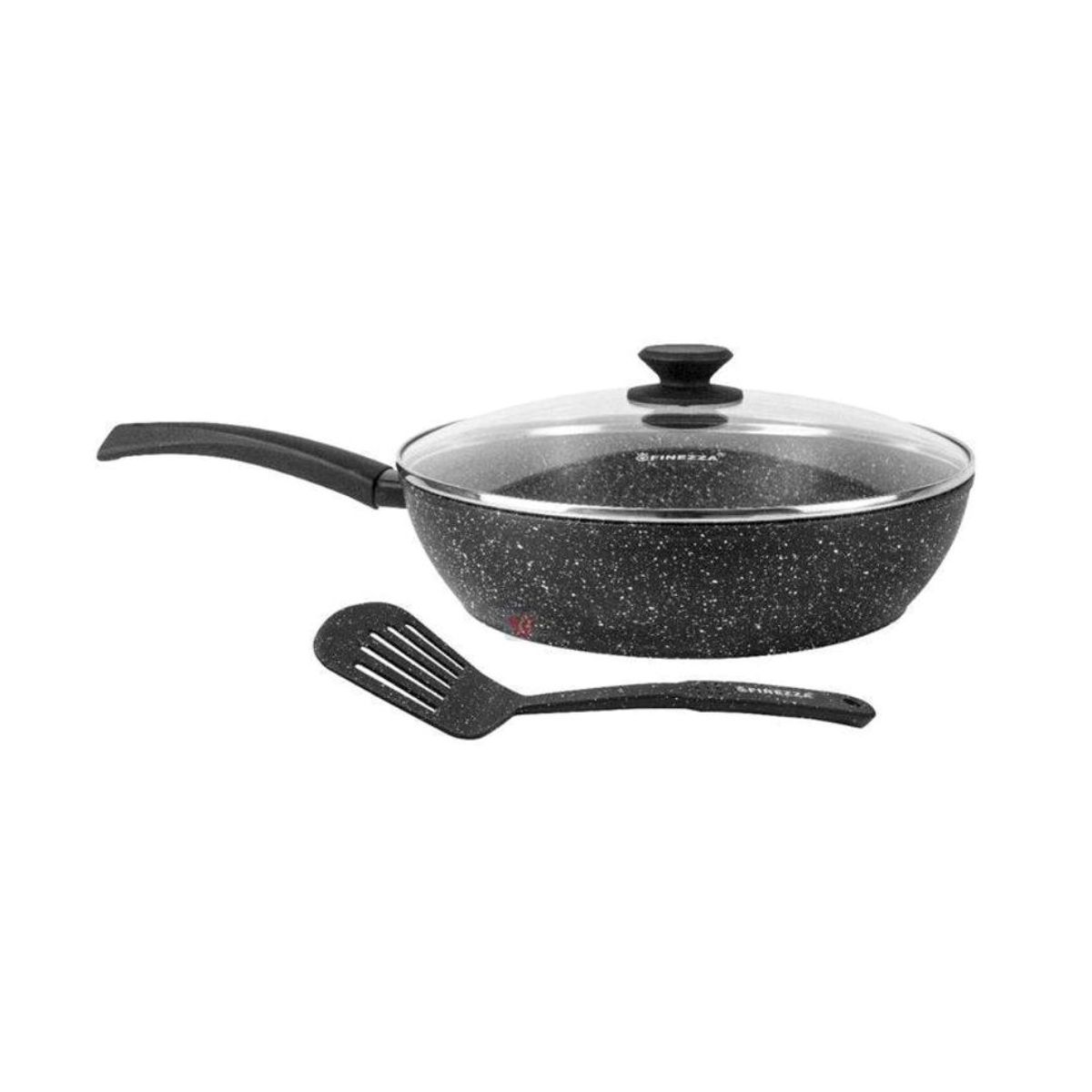 FINEZZA - Sartén Antiadherente Granito de 32 cm Finezza