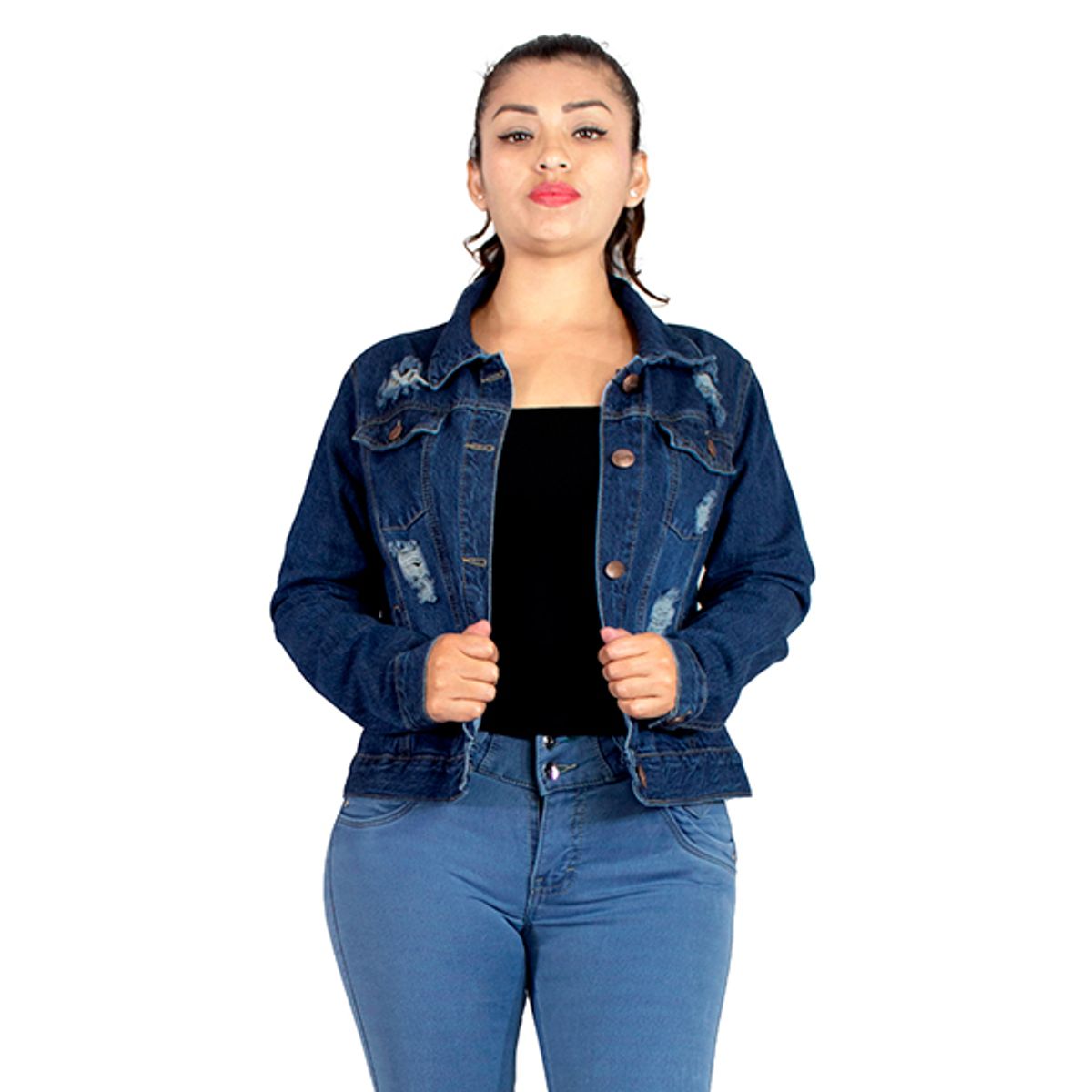 TANSY - Casaca de mujer - Cassie Tansy - Azul