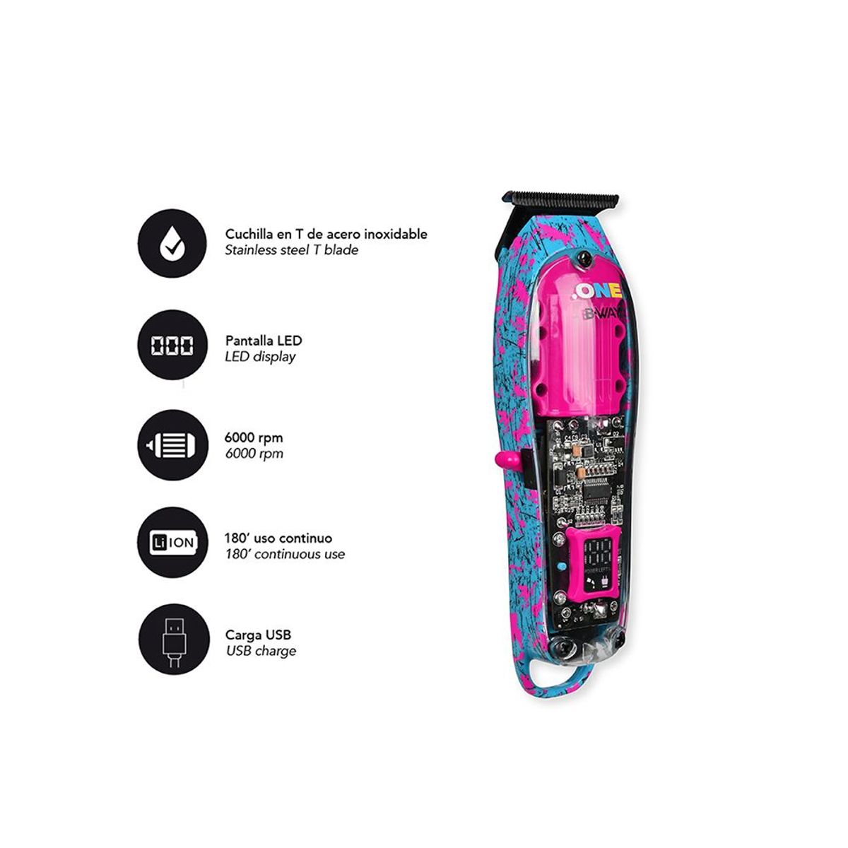 BWAY - Patillera Profesional Trimmer One BWAY