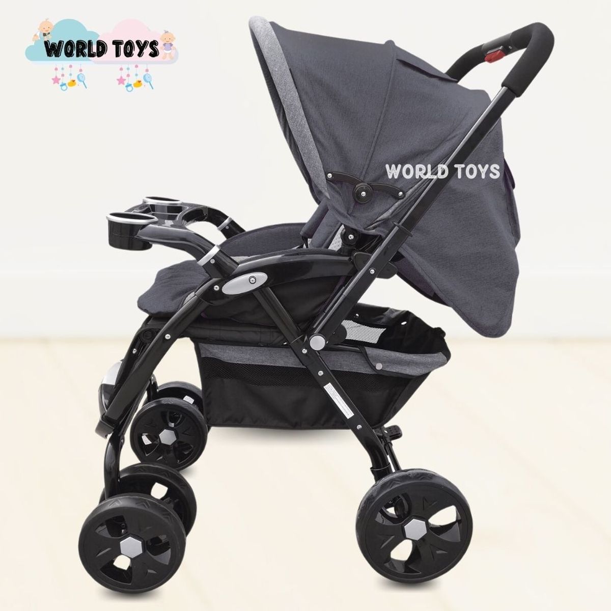 EBABY - Coche Cuna de Lujo «AMBANI» Edición Limitada Gray