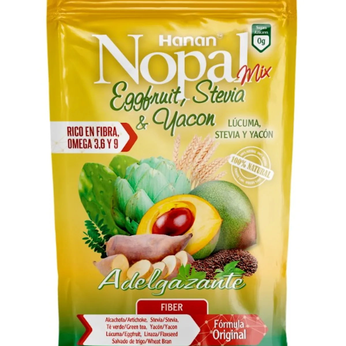 HANAN PERUVIAN SECRETS - Nopal Mix Premium Hanan 454g