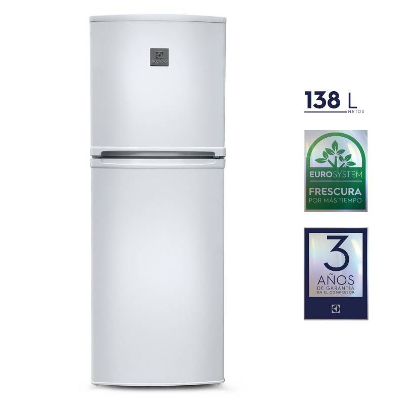 ELECTROLUX - REFRIGERADORA TOP MOUNT FROST ELECTROLUX ERT18G2HNW 138 LT.