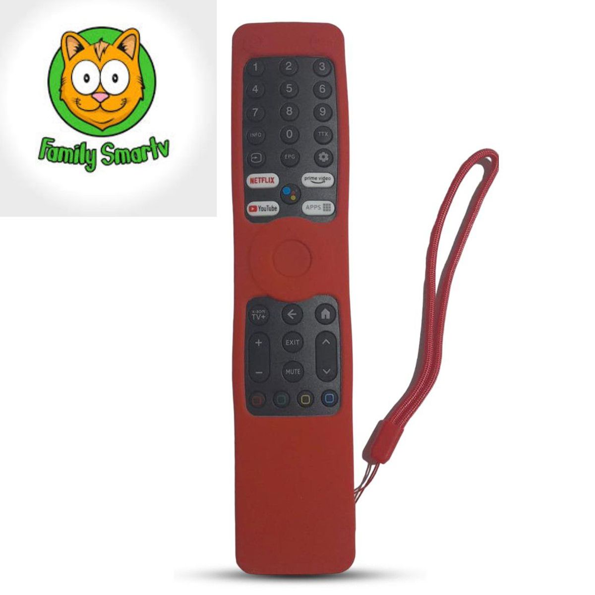 SIKAI - Funda para Control Remoto Tv Xiaomi XMRM-ML MI TV Q2  Rojo