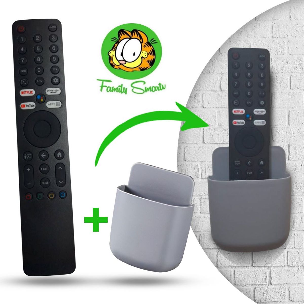 UNIVERSAL - Control Remoto Tv Xiaomi XMRM-ML MI TV Q2 + Soporte