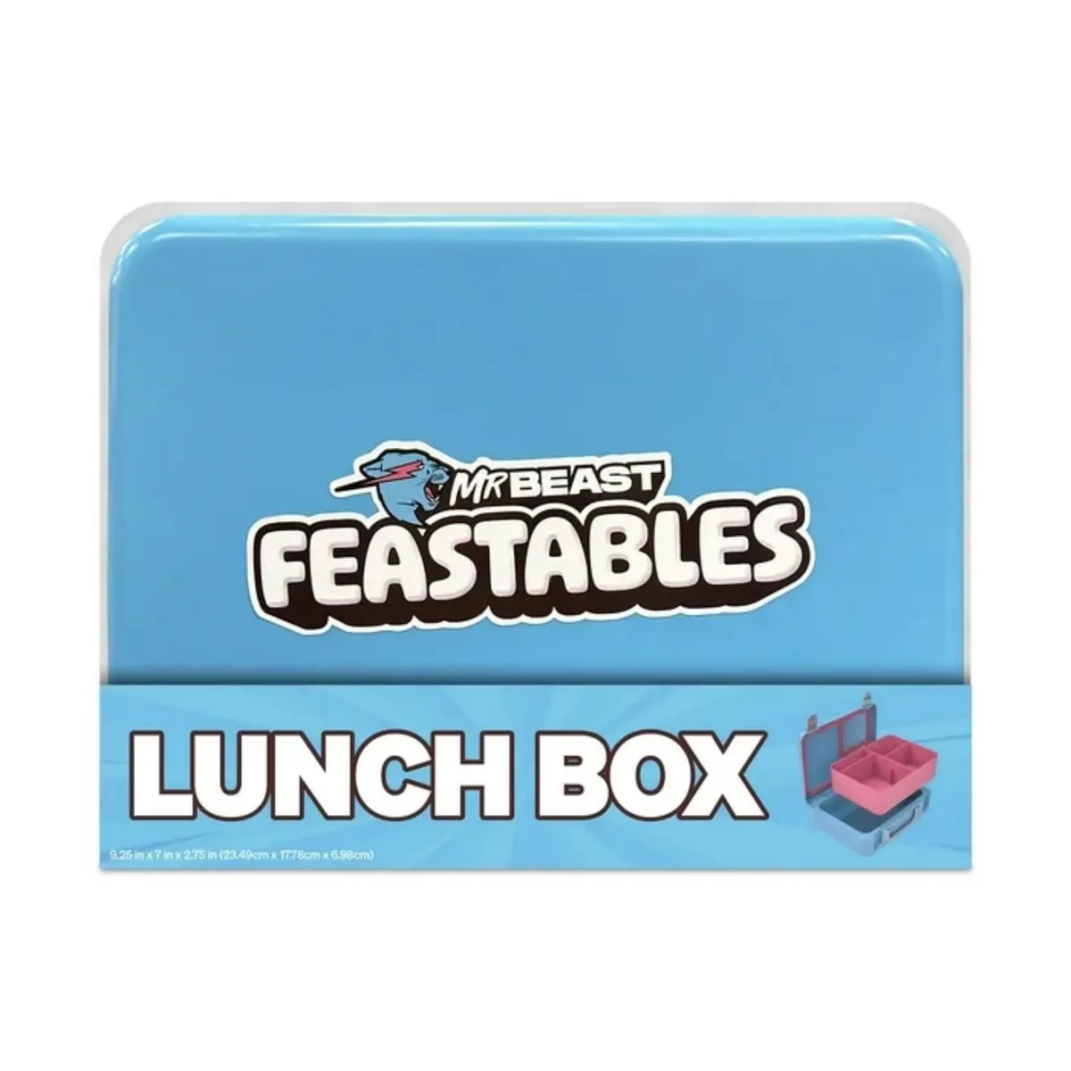 GENERICO - Lonchera Coleccionable Mr Beast Feastable Rosa/Azul