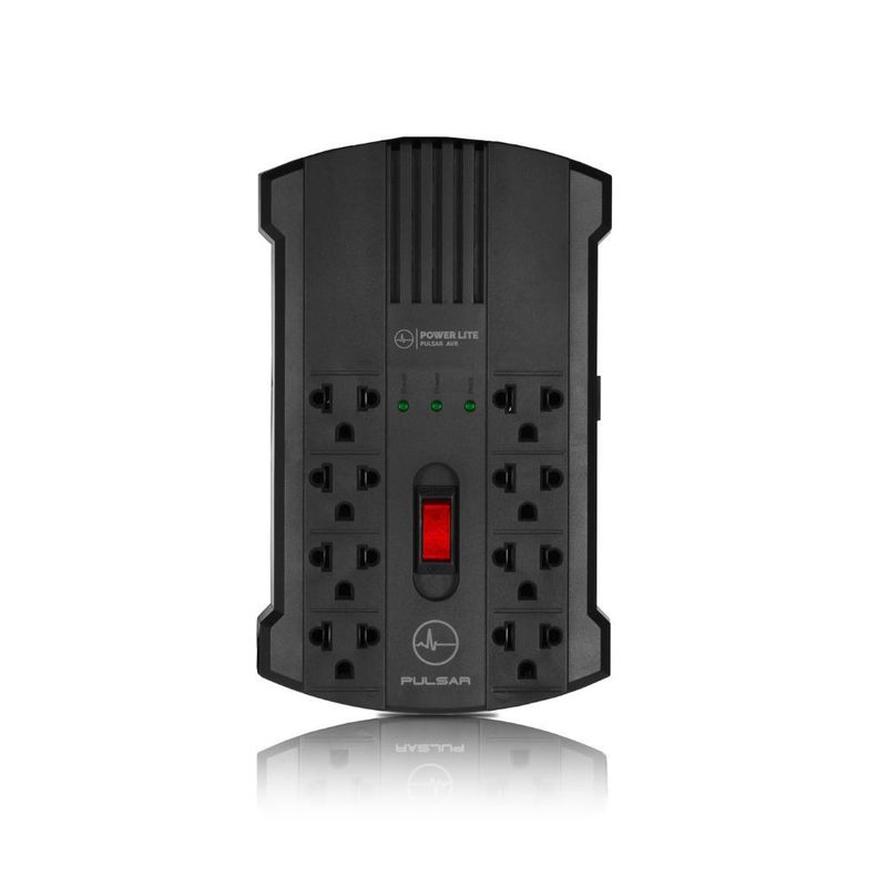 POWER LITE - Estabilizador Power Pulsar PLI 1200 VA Negro