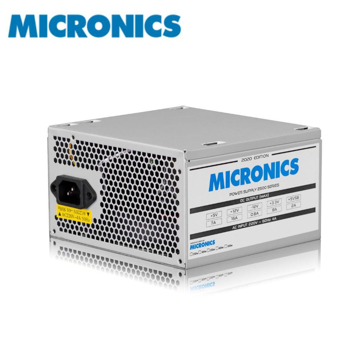 MICRONICS - Fuente Micronics Atx Sx 650w - Poder 250 - 650 w