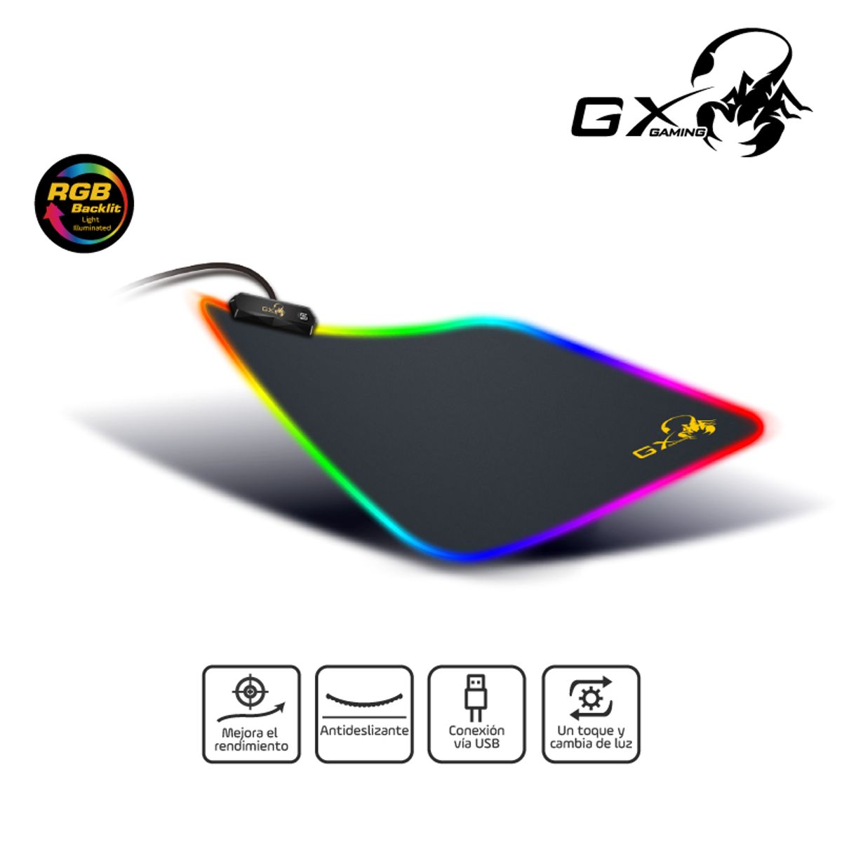GENIUS - Pad mouse Genius GX-PAD 500S RGB Black