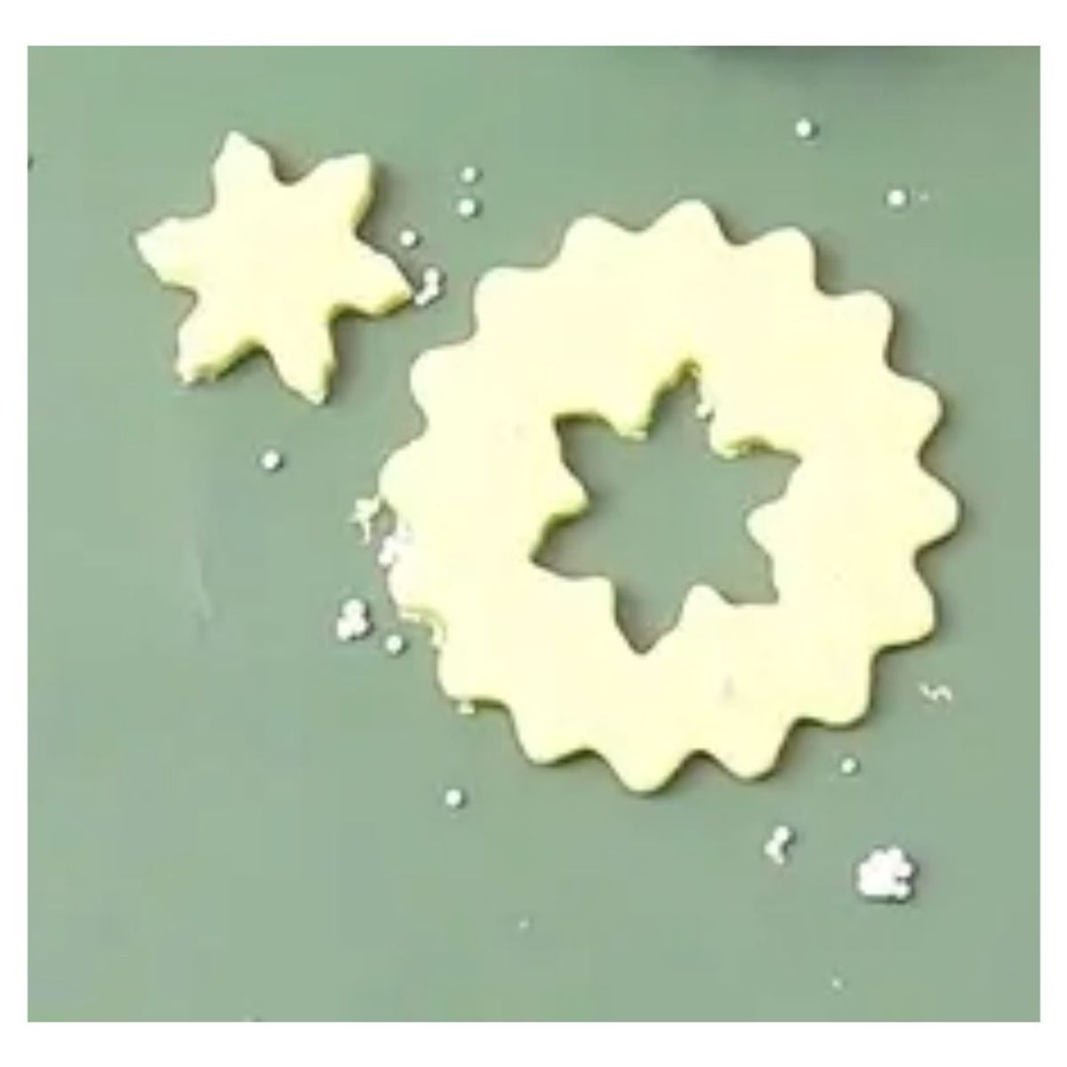 GENERICO - Molde Cortador de Galletas en Forma Redonda x4 de Acero Inoxidable