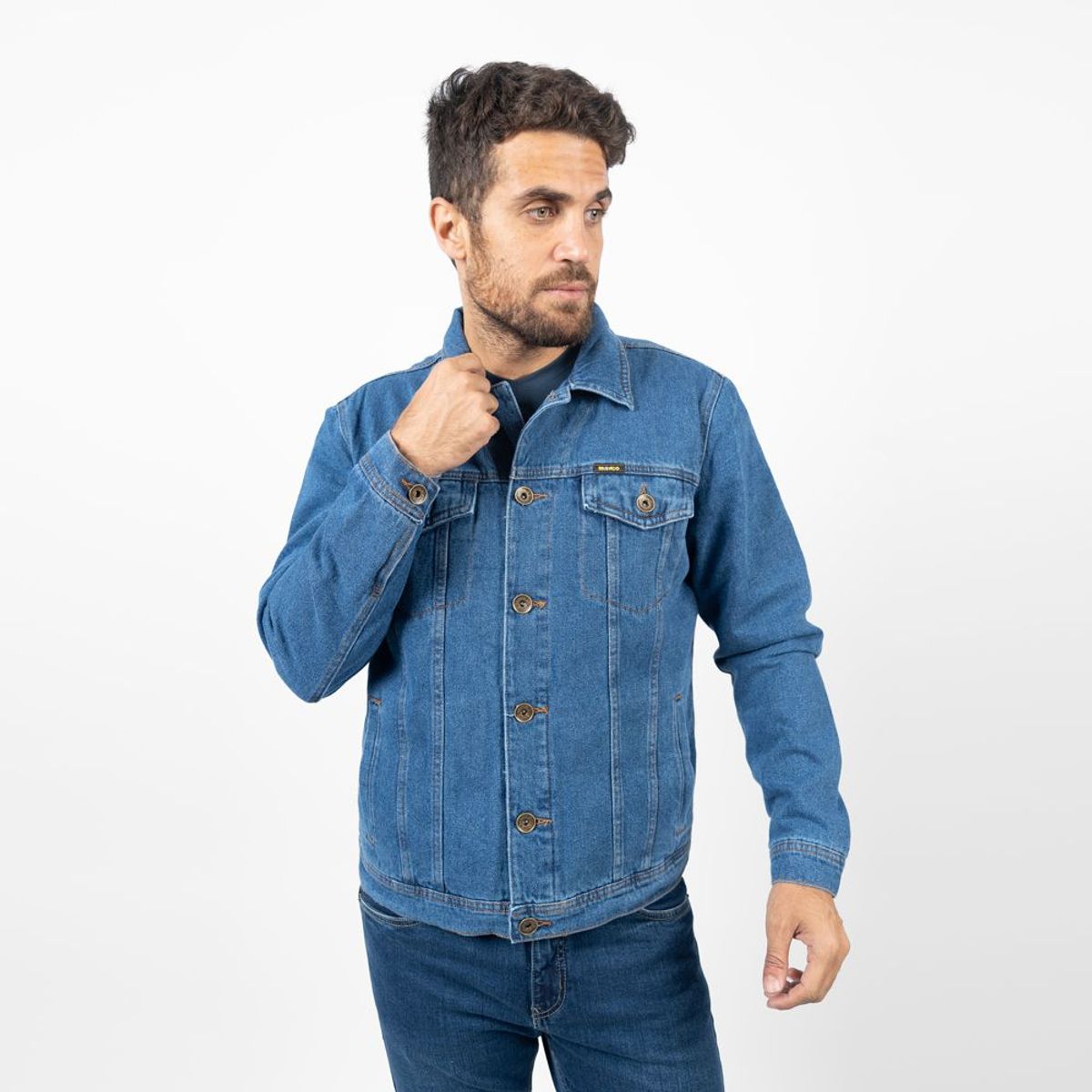 BRONCO - CASACA TEJANA III DENIM RIGIDO