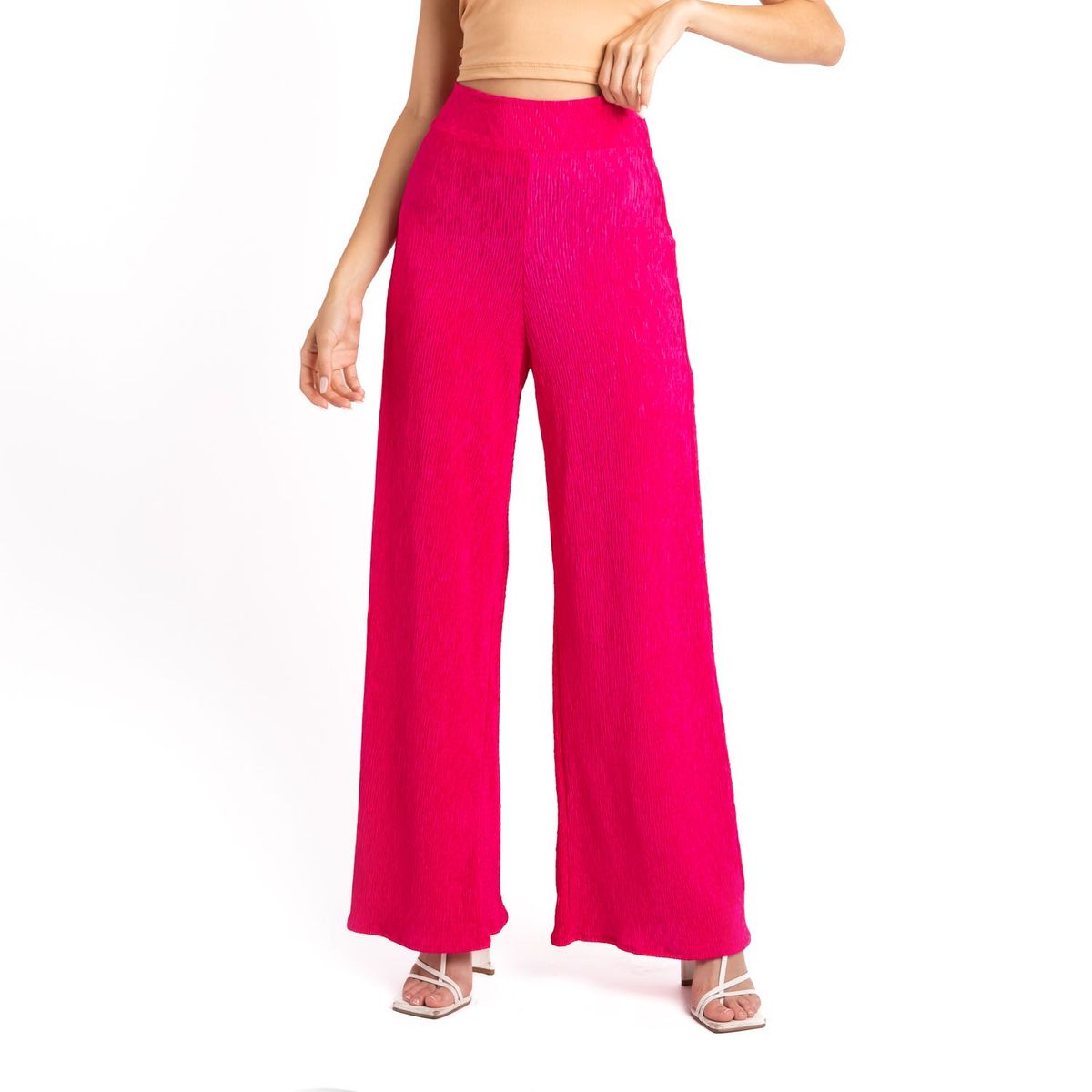 NEBULA - Pantalon Pamely - Nébula - Fucsia