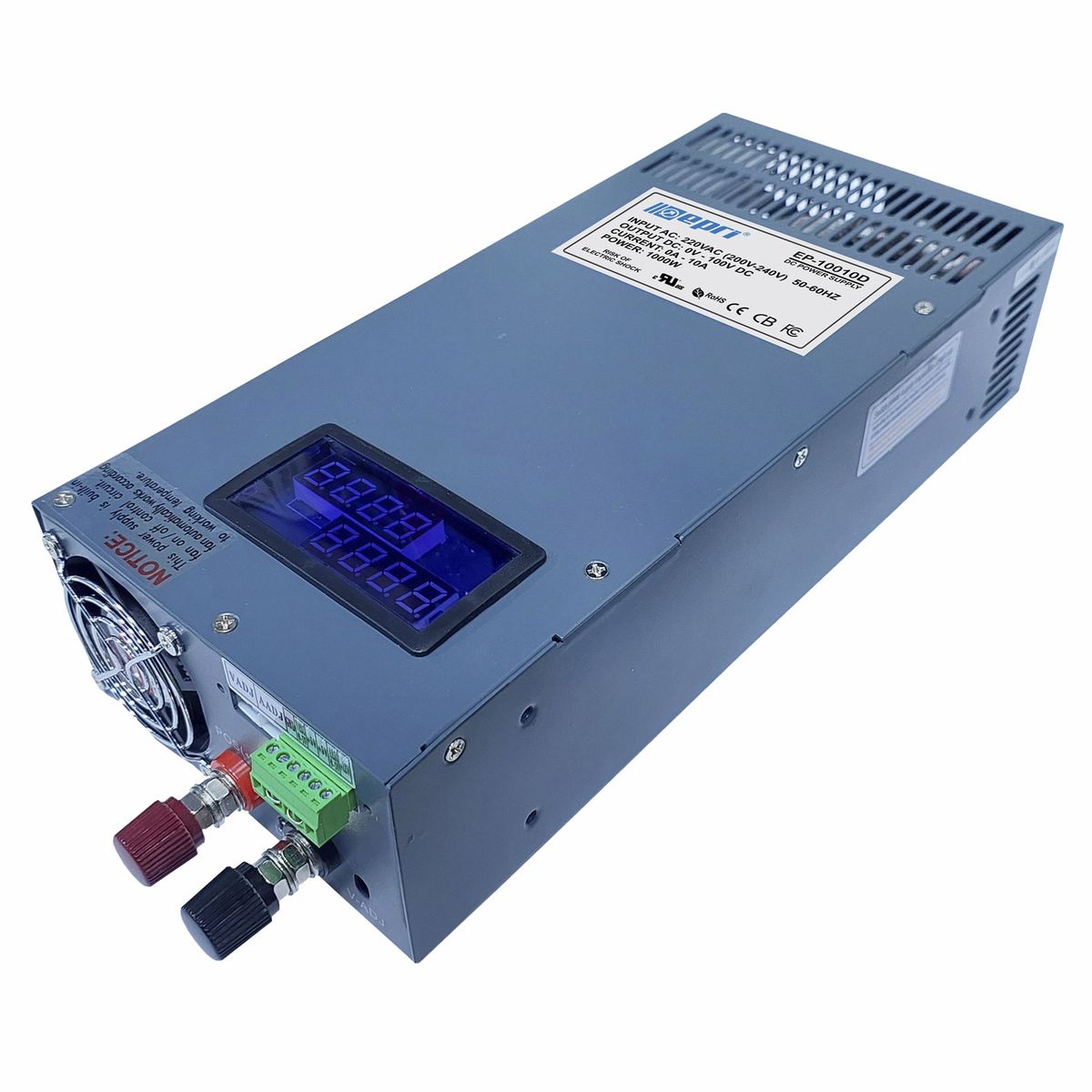 GENERICO - FUENTE REGULABLE 0V A 100V 10AMP DIGITAL - EPRI
