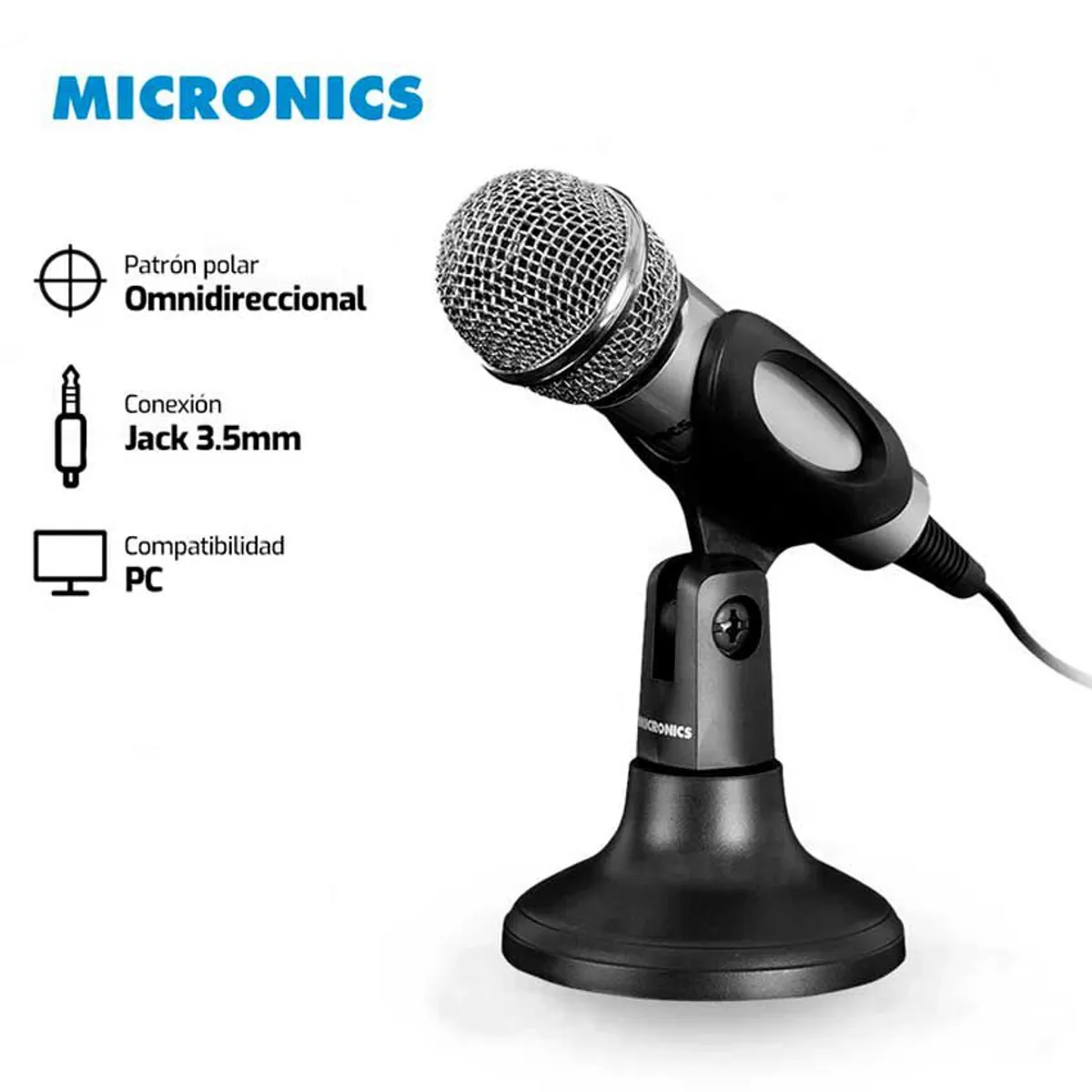 MICRONICS - MICROFONO MICRONICS ERUDITO MIC P801 35MM