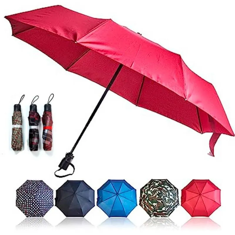 GENERICO - Sombrilla Paragua Cartera Plegable Resistente Portatil