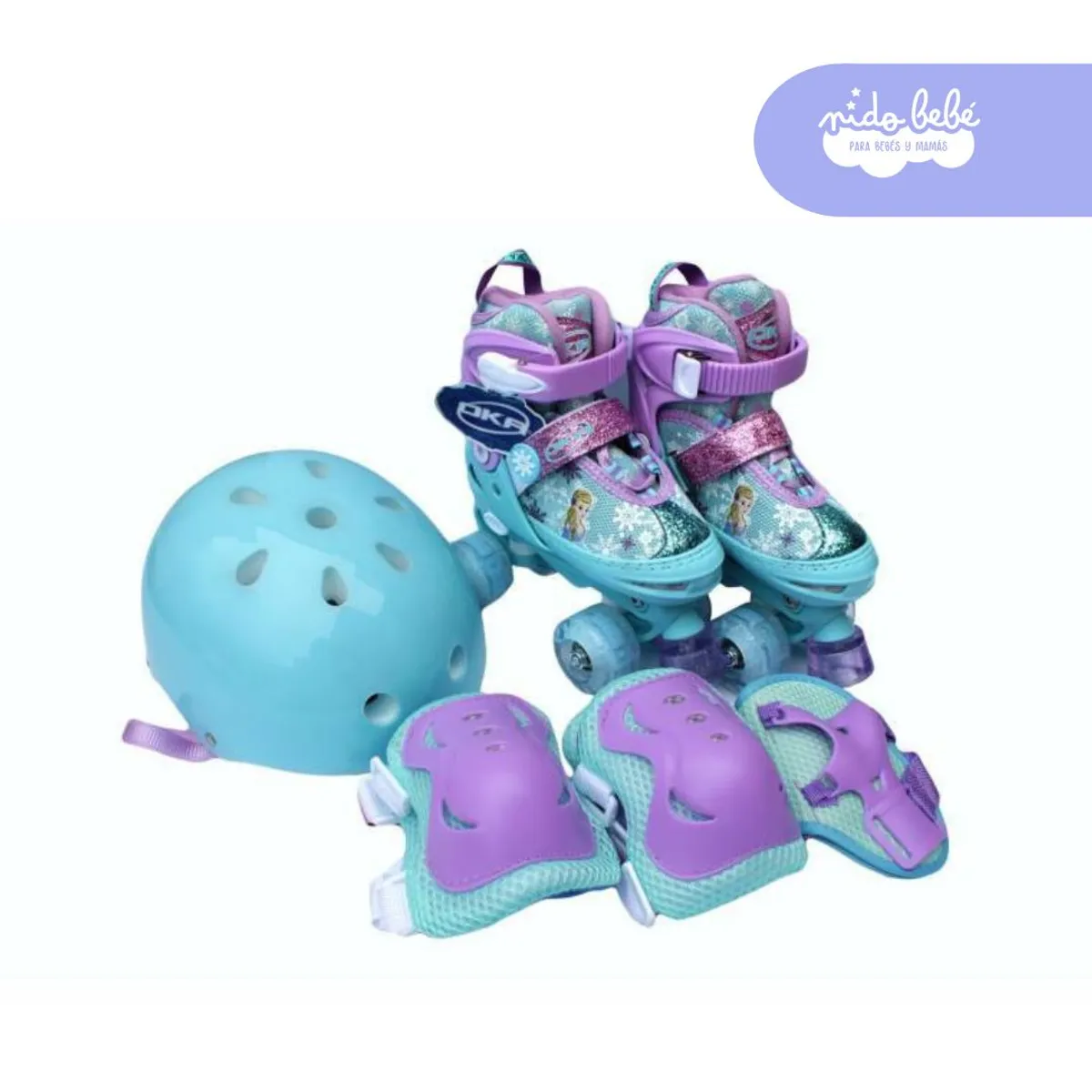 OKA - PATIN OKA 4 RUEDAS FROZEN TALLA M
