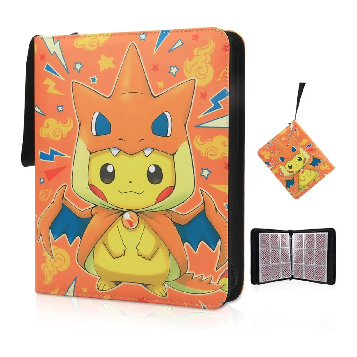 POKEMON - Pokemon Folder 9 Pocket Pikachu Charizard 900 Cartas