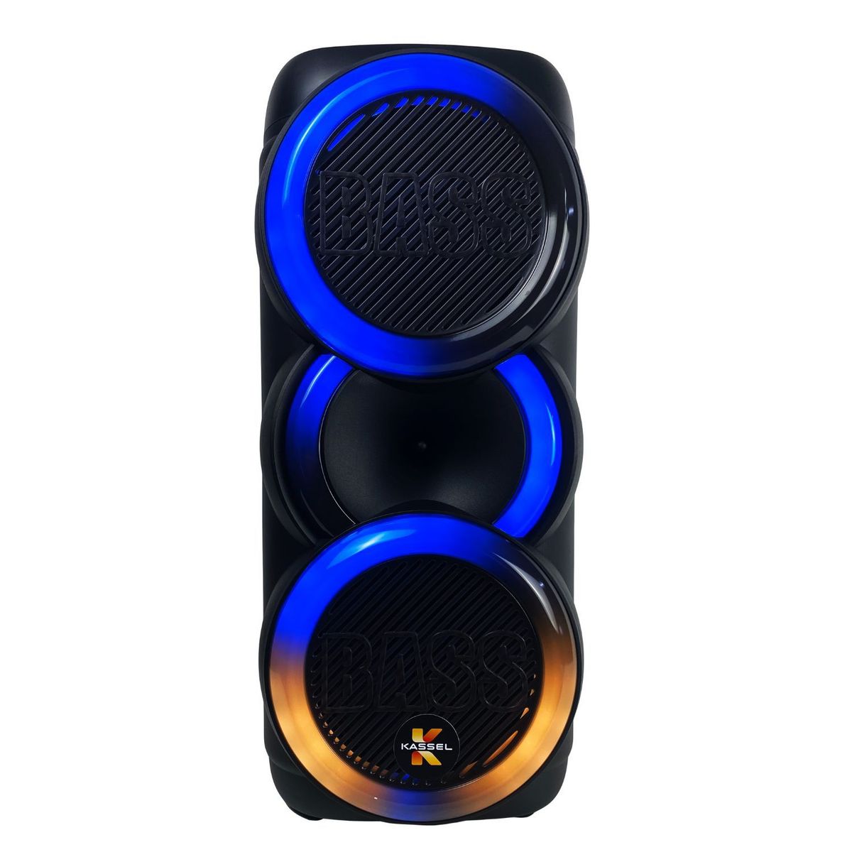 HALION - Parlante Torre KASSEL K2812  doble Bocina 8″ BLUETOOTH + Micrófono