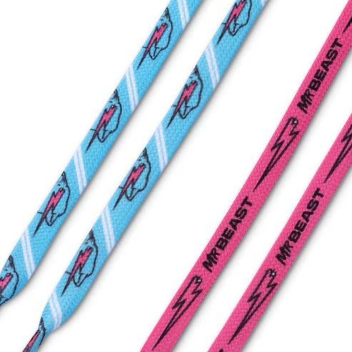 GENERICO - Pasadores Mr Beast Azul y Rosa - Packx2