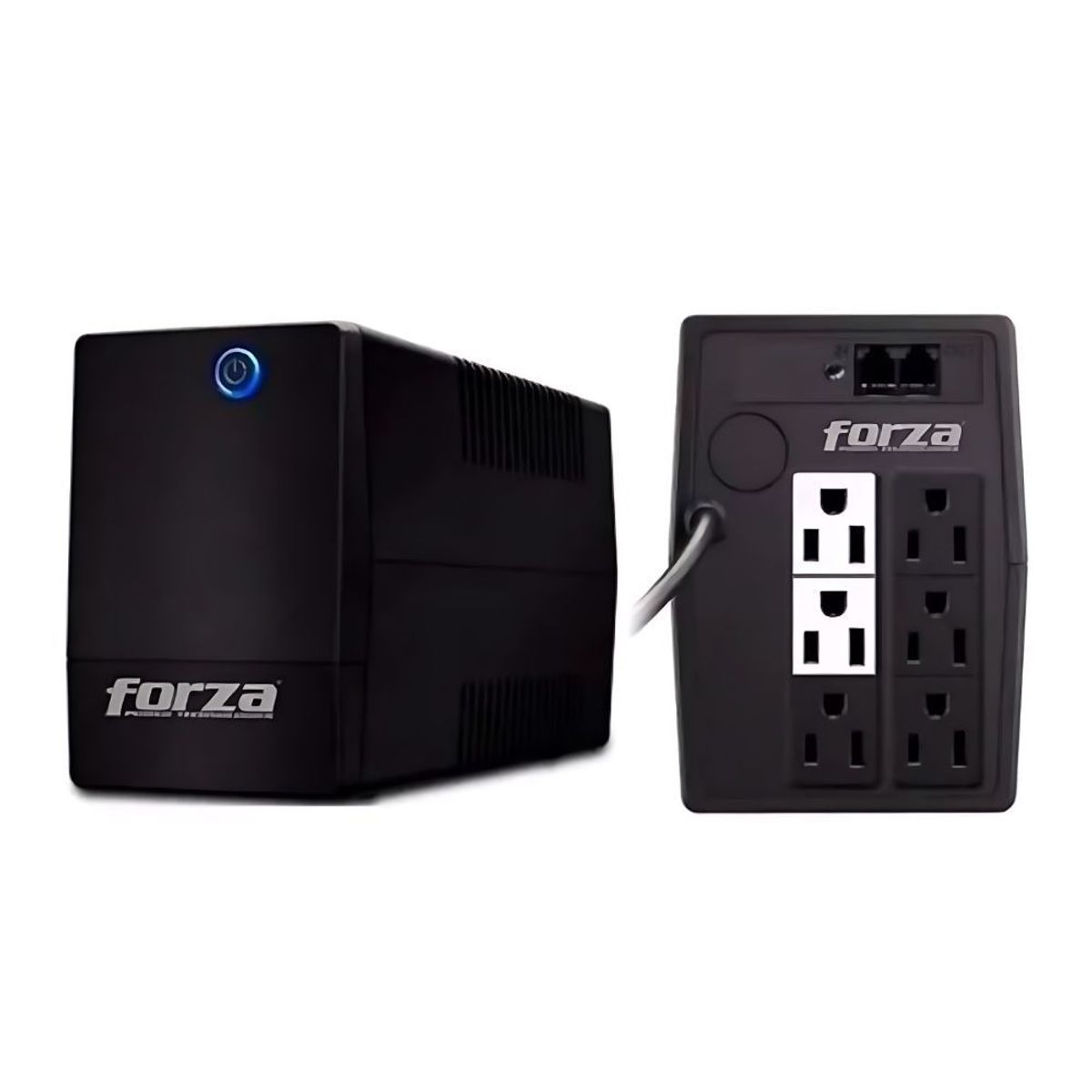 FORZA - UPS FORZA 250W 6 TOMAS 500VA NT-512U RJ11 NEGRO